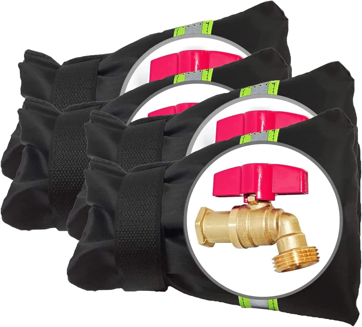 Outdoor Faucet Covers for Winter Freeze Protection, Upgraded Thicken 8.5" H x 6....