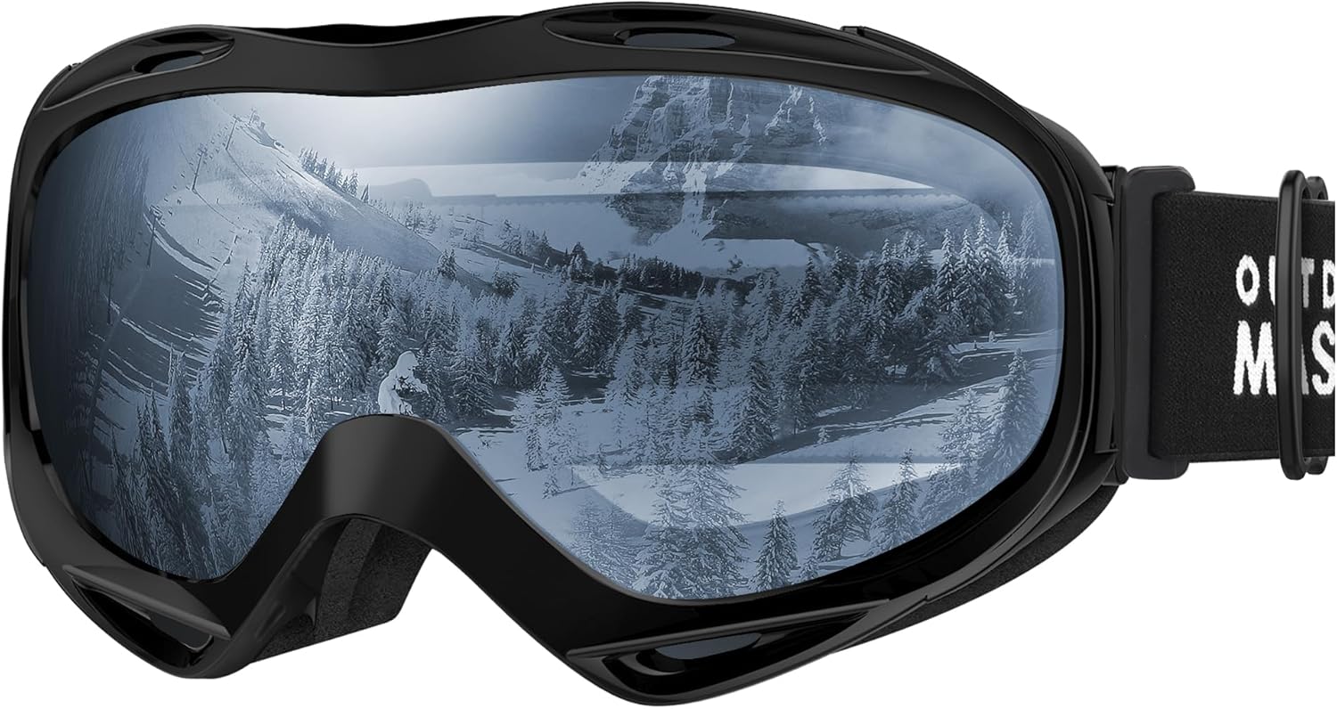 OutdoorMaster OTG Ski Goggles - Over Glasses Ski/Snowboard Goggles for Men, Wome...