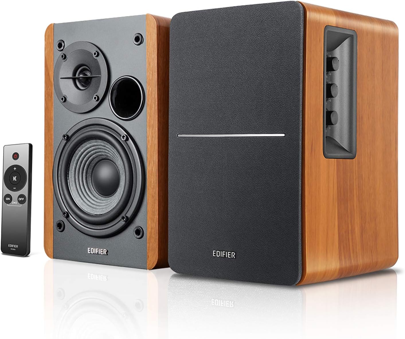 Edifier R1280Ts Powered Bookshelf Speakers - 2.0 Stereo Active Near Field Monito...