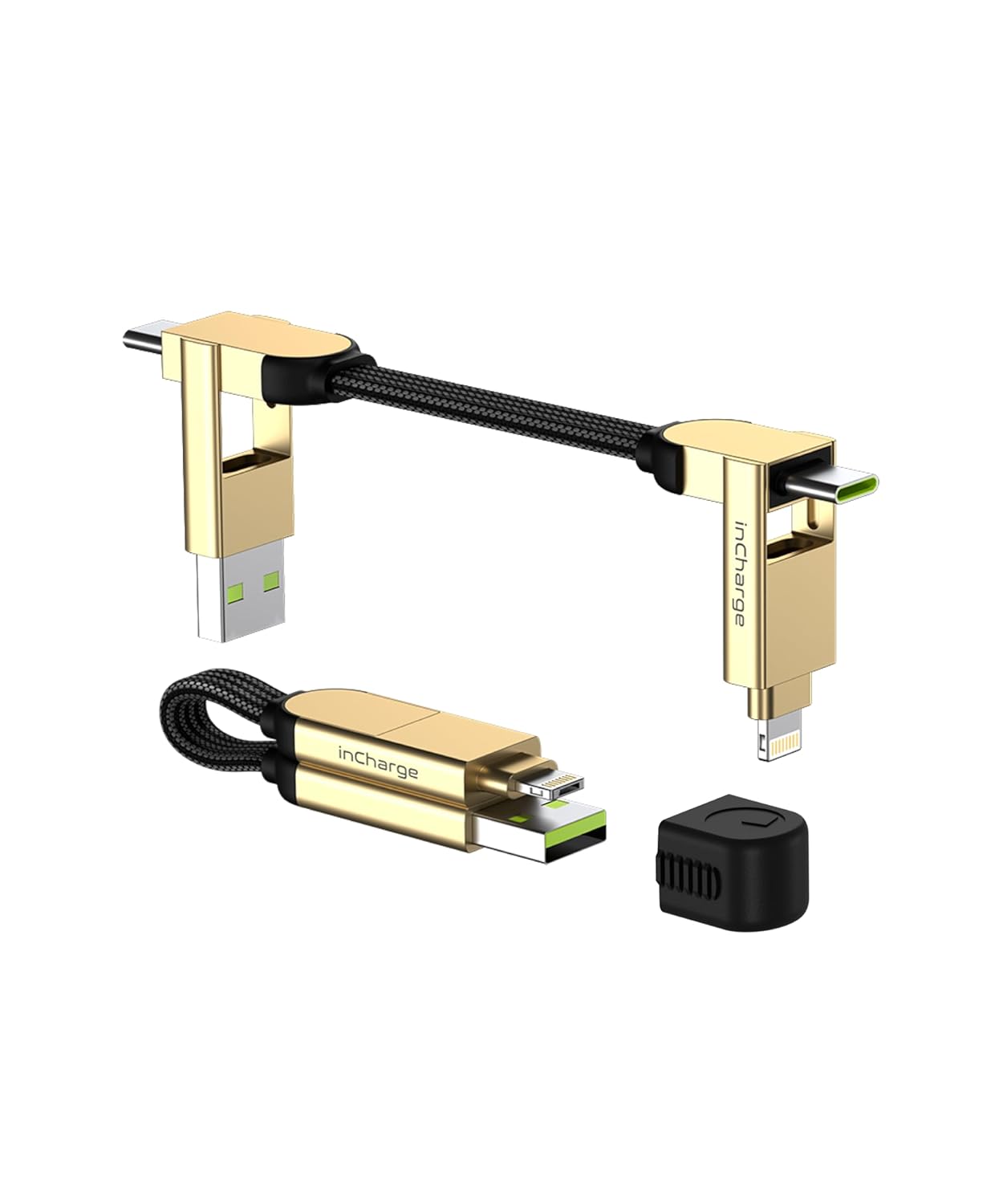 Rolling Square inCharge X - USB C Charger Cable, Lightning Cable for Smartphone,...