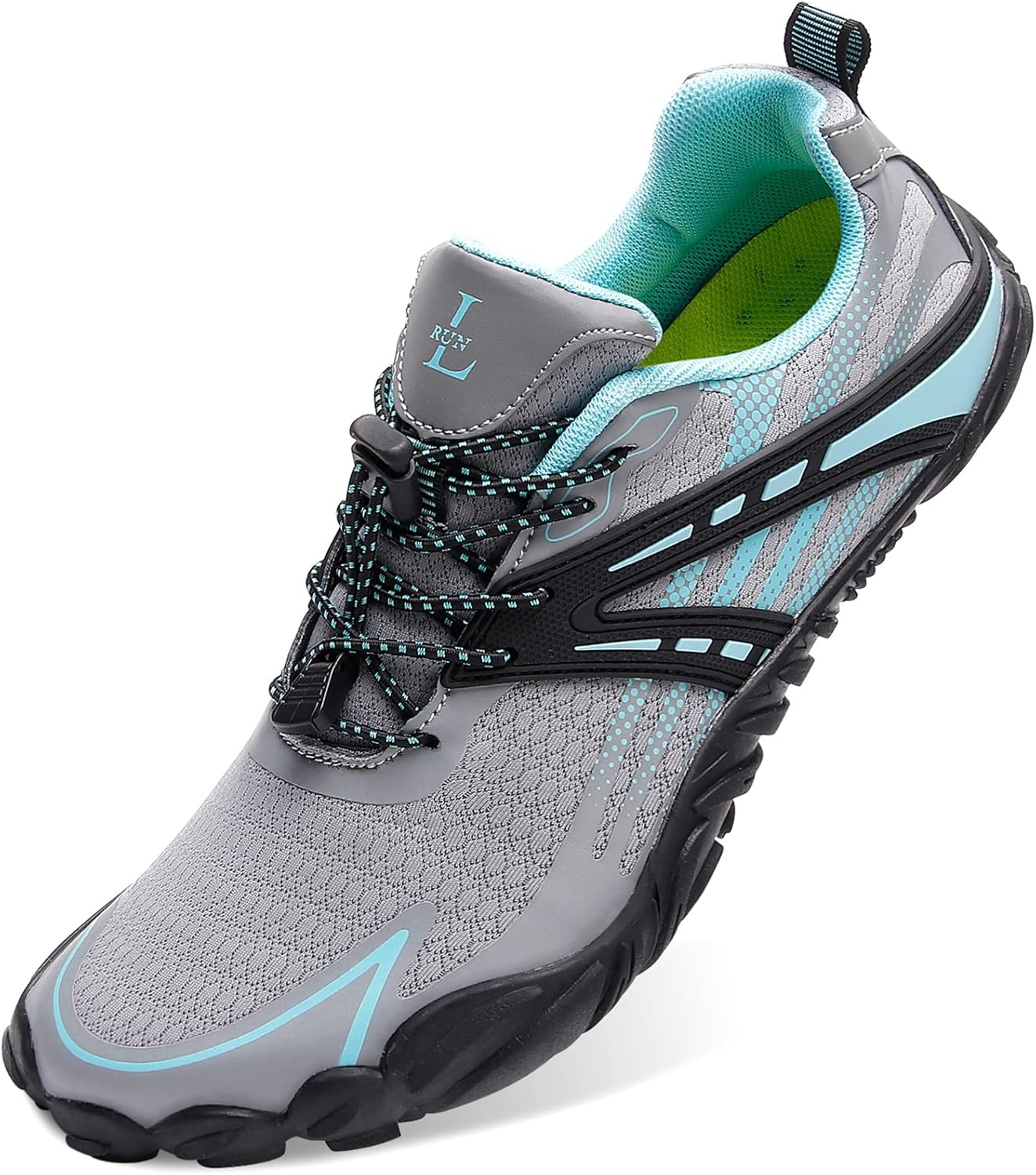 L-RUN Barefoot Water Shoes Women Mens Aqua Sock Athletic Hiking Water Sports Sho...