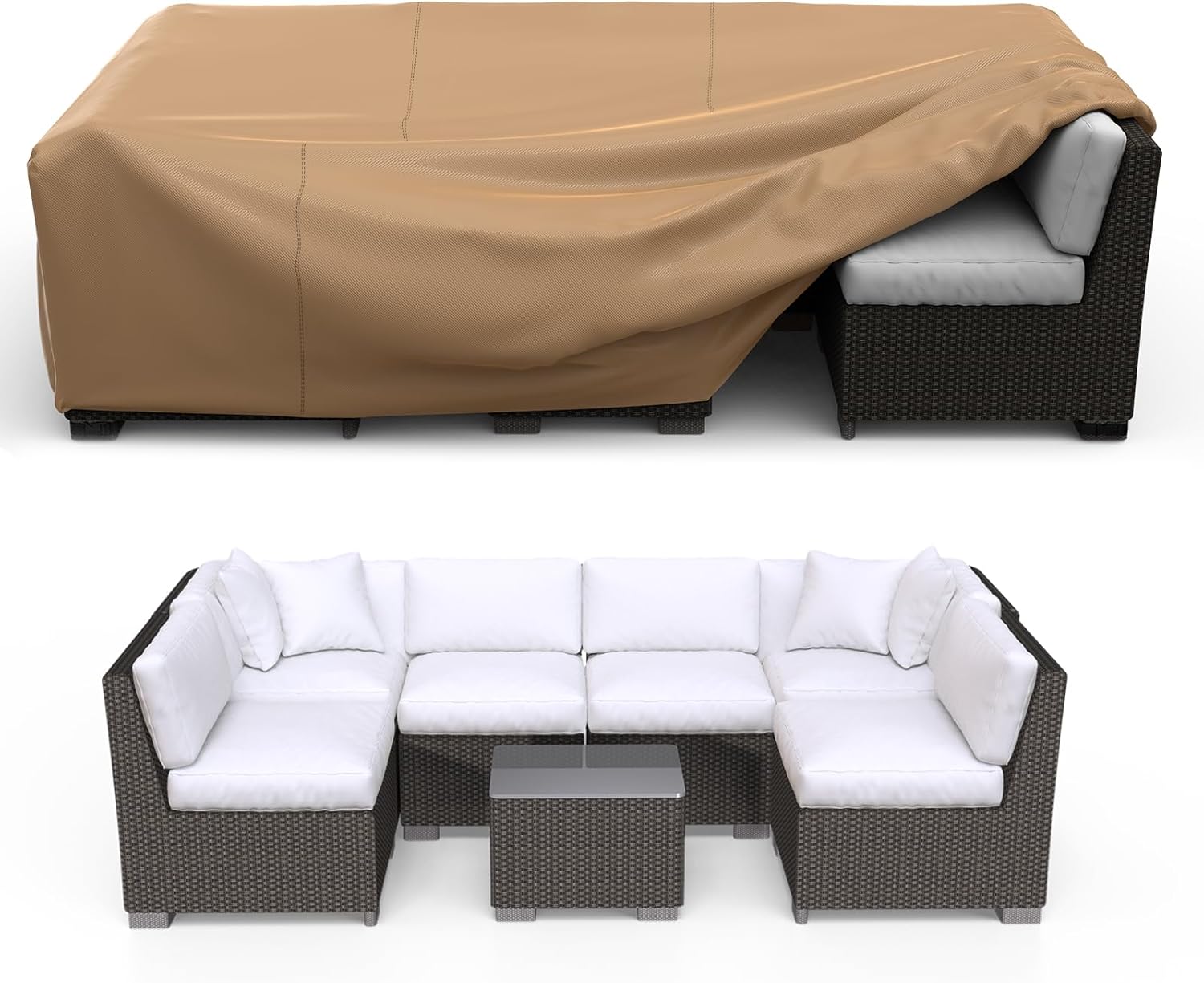Patio Furniture Set Cover Waterproof, Heavy Duty Furniture Covers for Outdoor Se...