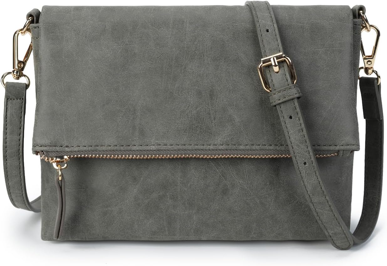 Gladdon Crossbody bags for Women Crossbody Purse Shoulder Bag Grey-i