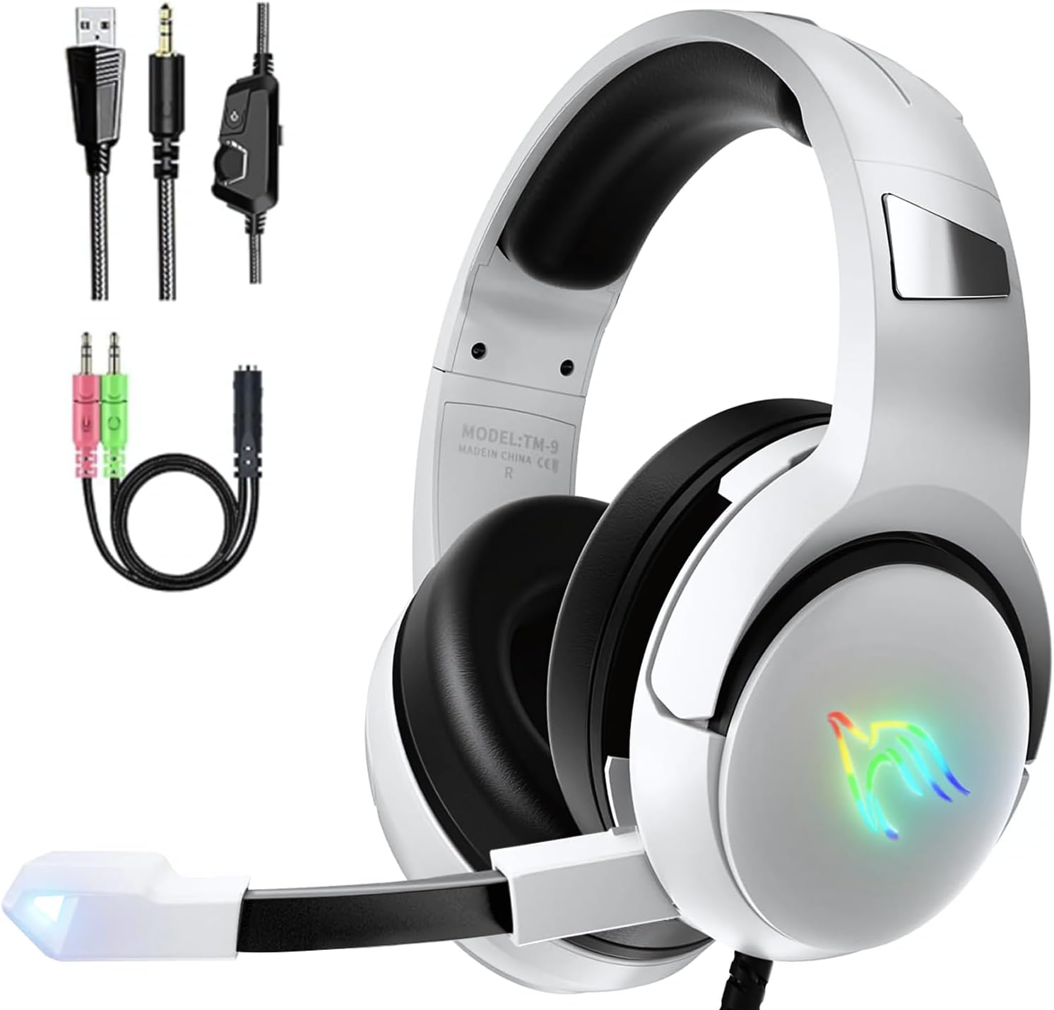 YINSAN Gaming Headset for PS4 PS5 Xbox Series X|S Xbox One Nintendo Switch PC, O...