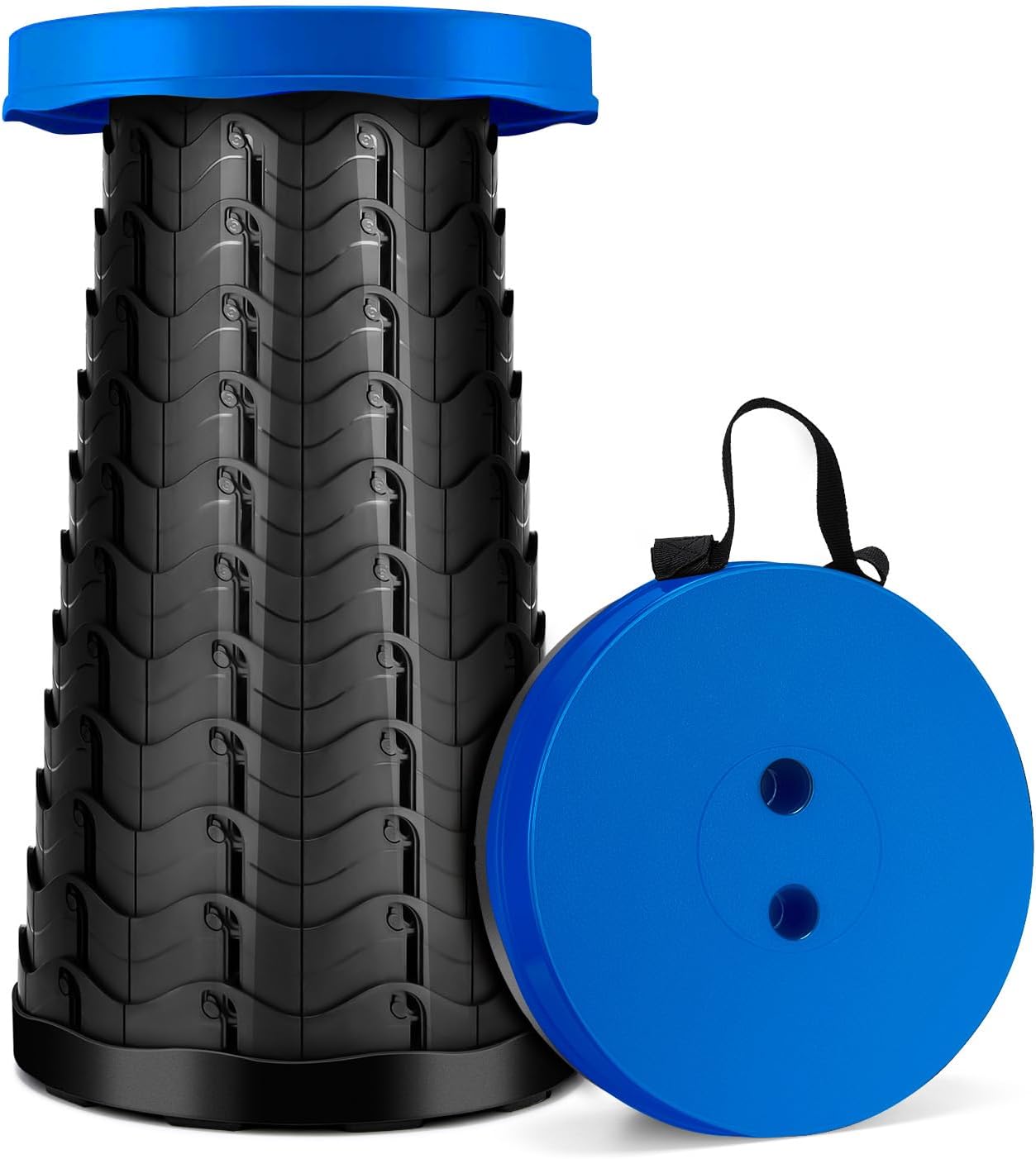 Small Collapsible Stool for Adult Camping - Max Load Capacity 396 LBs/180 KG - L...