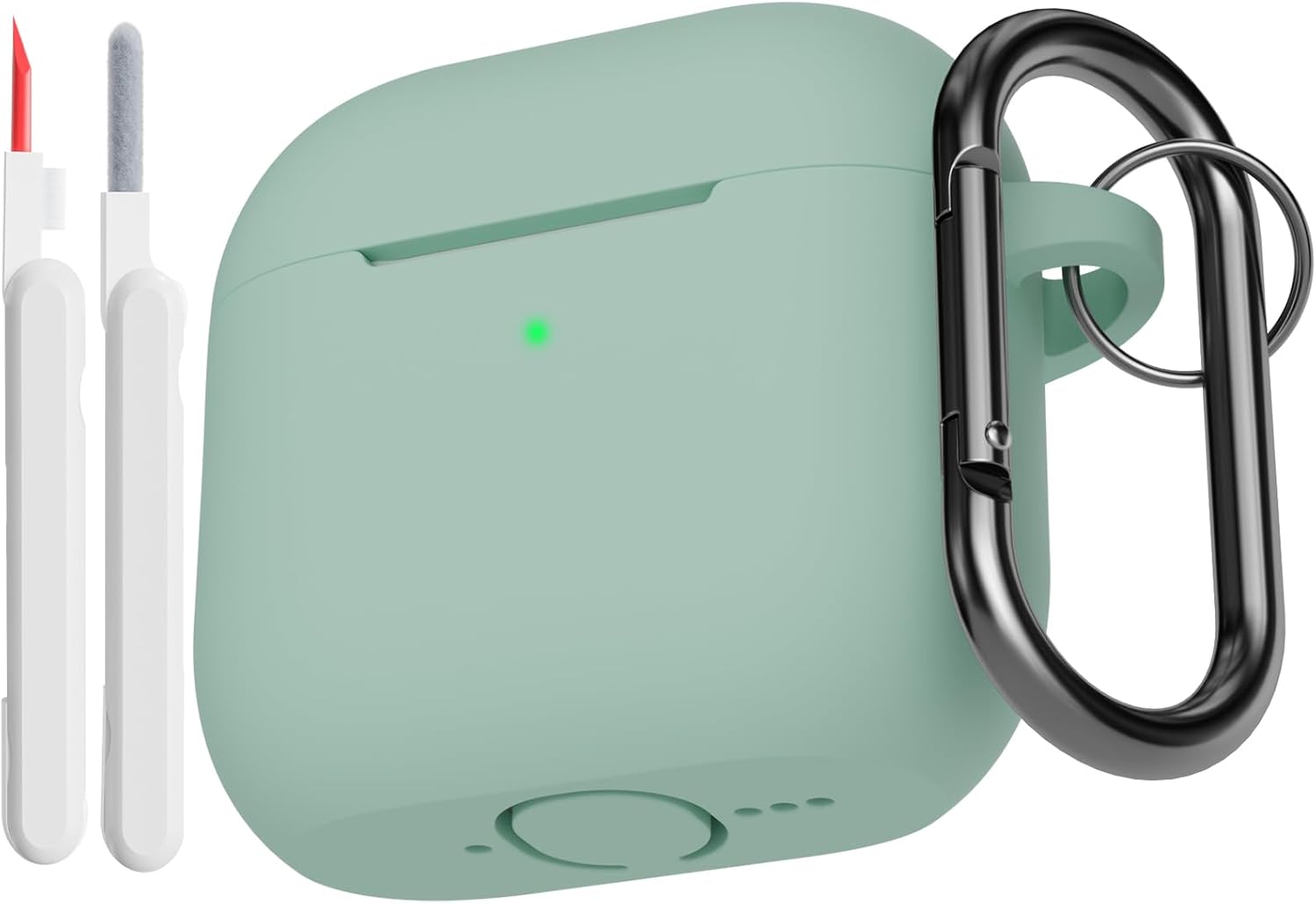 KOKOKA Case Cover Compatible for AirPods 4th Generation with Cleaner Kit, Soft S...