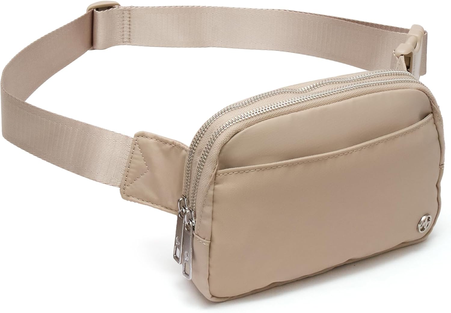Pander Everywhere Belt Bag for Women, 5 Zipper Pockets Nylon Crossbody Fanny Pac...