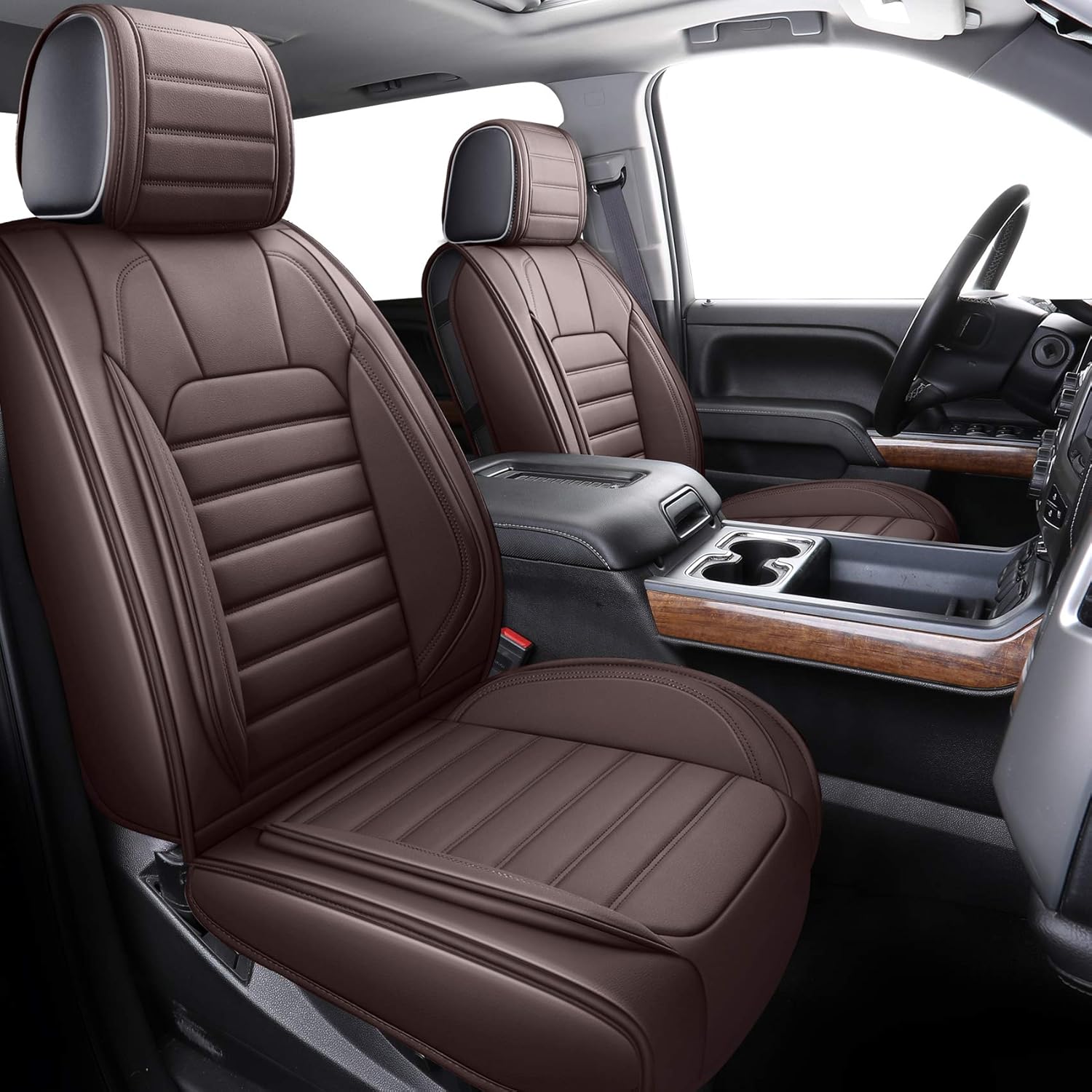 YIERTAI Truck Seat Covers for Chevy Chevrolet Silverado GMC Sierra Custom Fit 20...