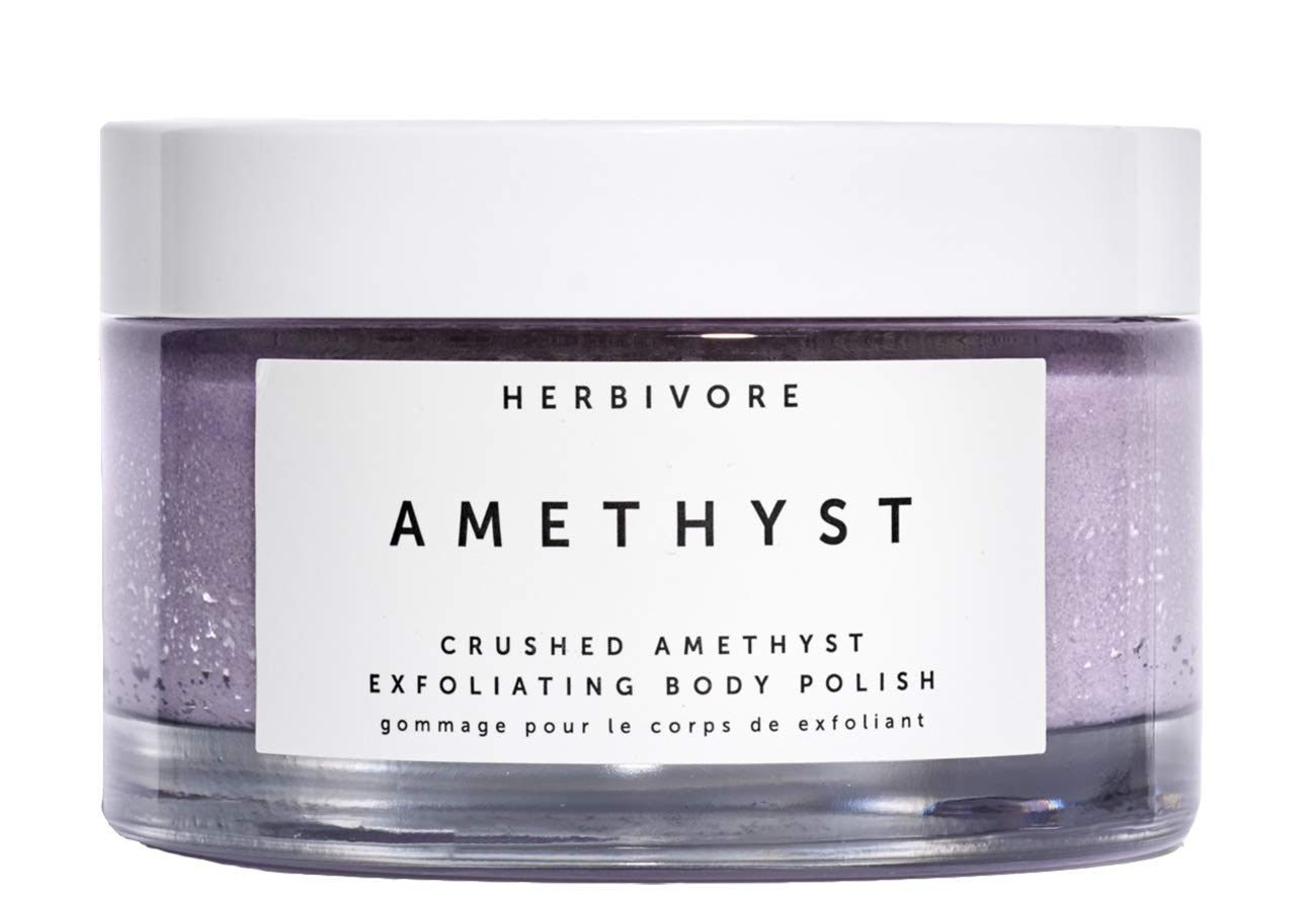 HERBIVORE Plant-based Exfoliating Body Scrub, Vegan, Cruelty-Free Amethyst (6.6o...