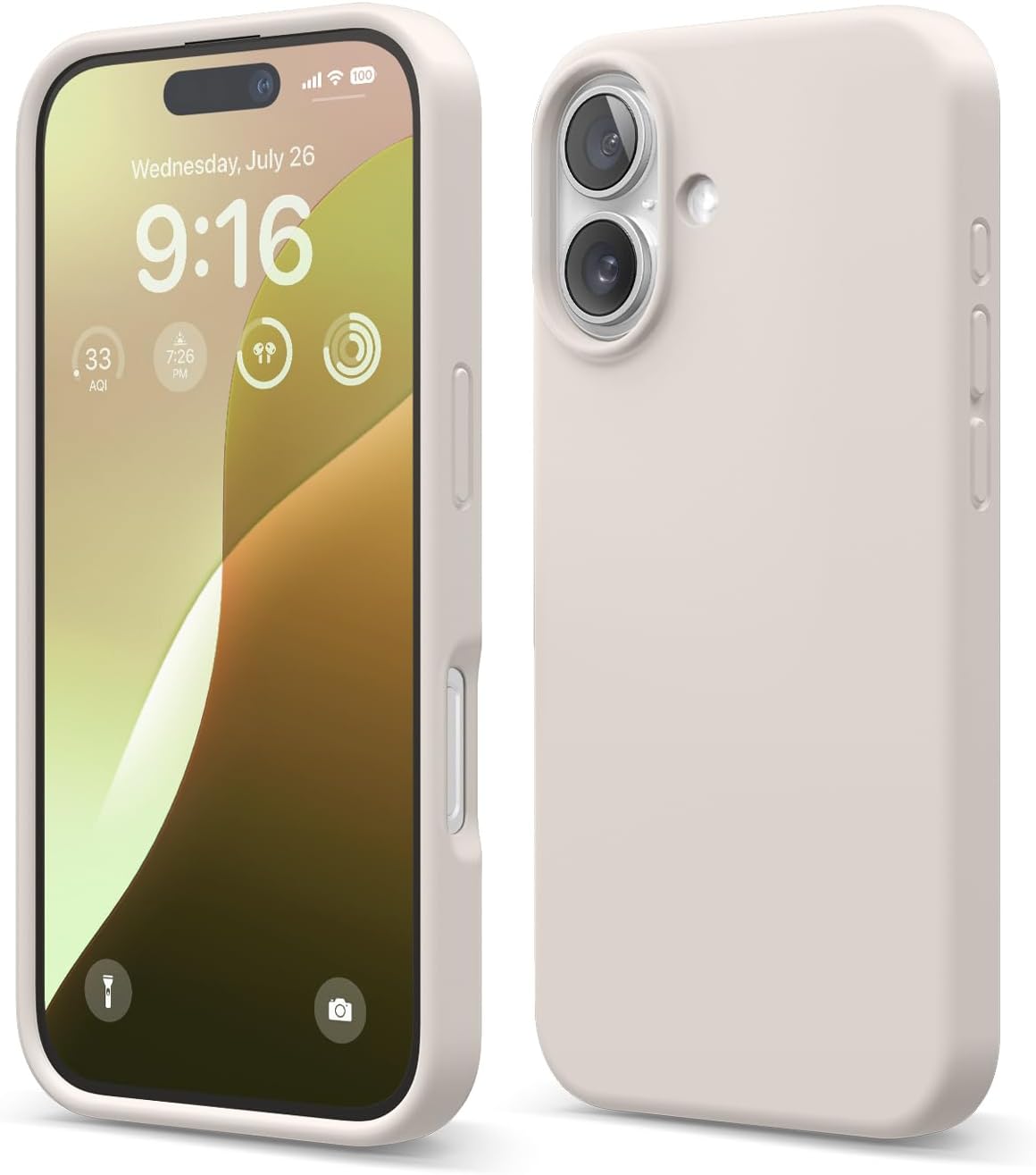 elago Compatible with iPhone 16 Case, Premium Liquid Silicone Case, Full Body Pr...