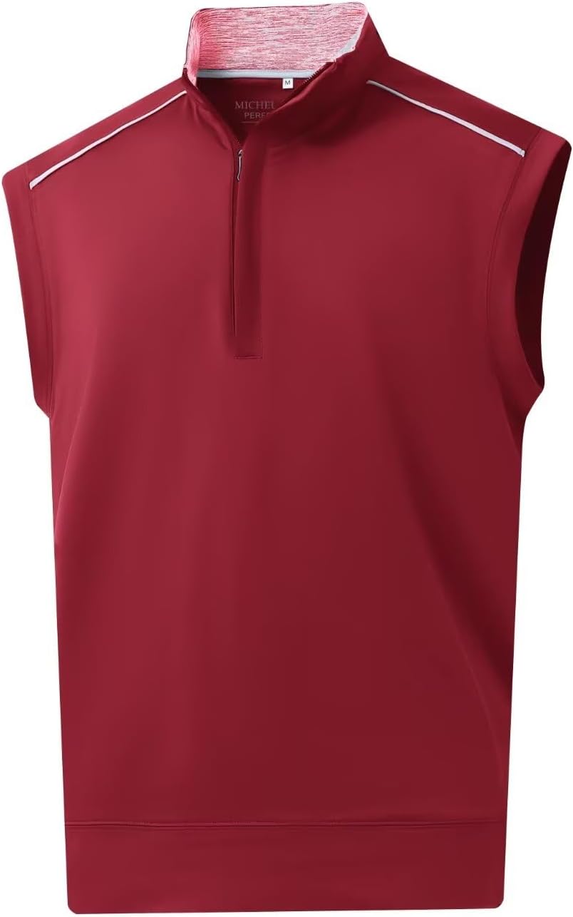 Rouen Mens Vests Outerwear Lightweight Moisture Wicking Midlayer Sleeveless Spor...
