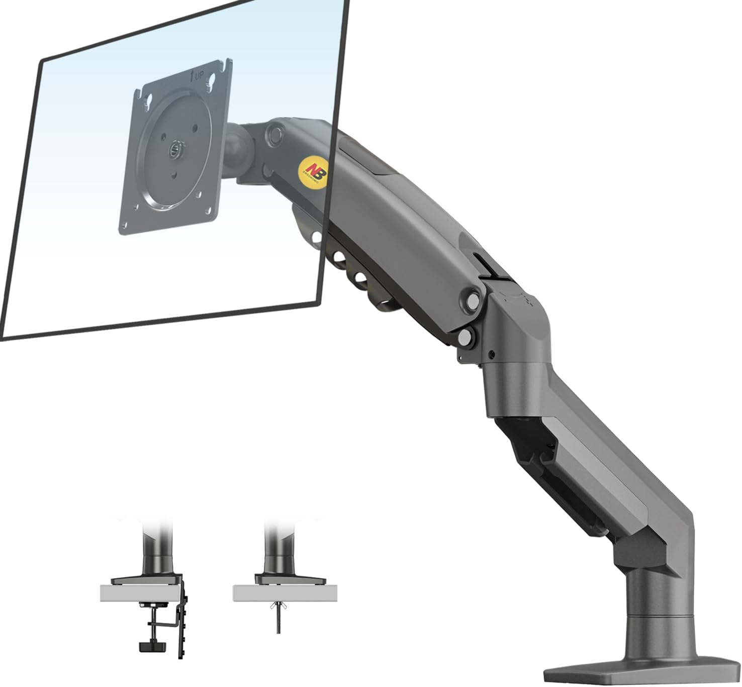 NB North Bayou Monitor Arm Desk Mount with Gas Spring for 17''-30 Inch Computer...