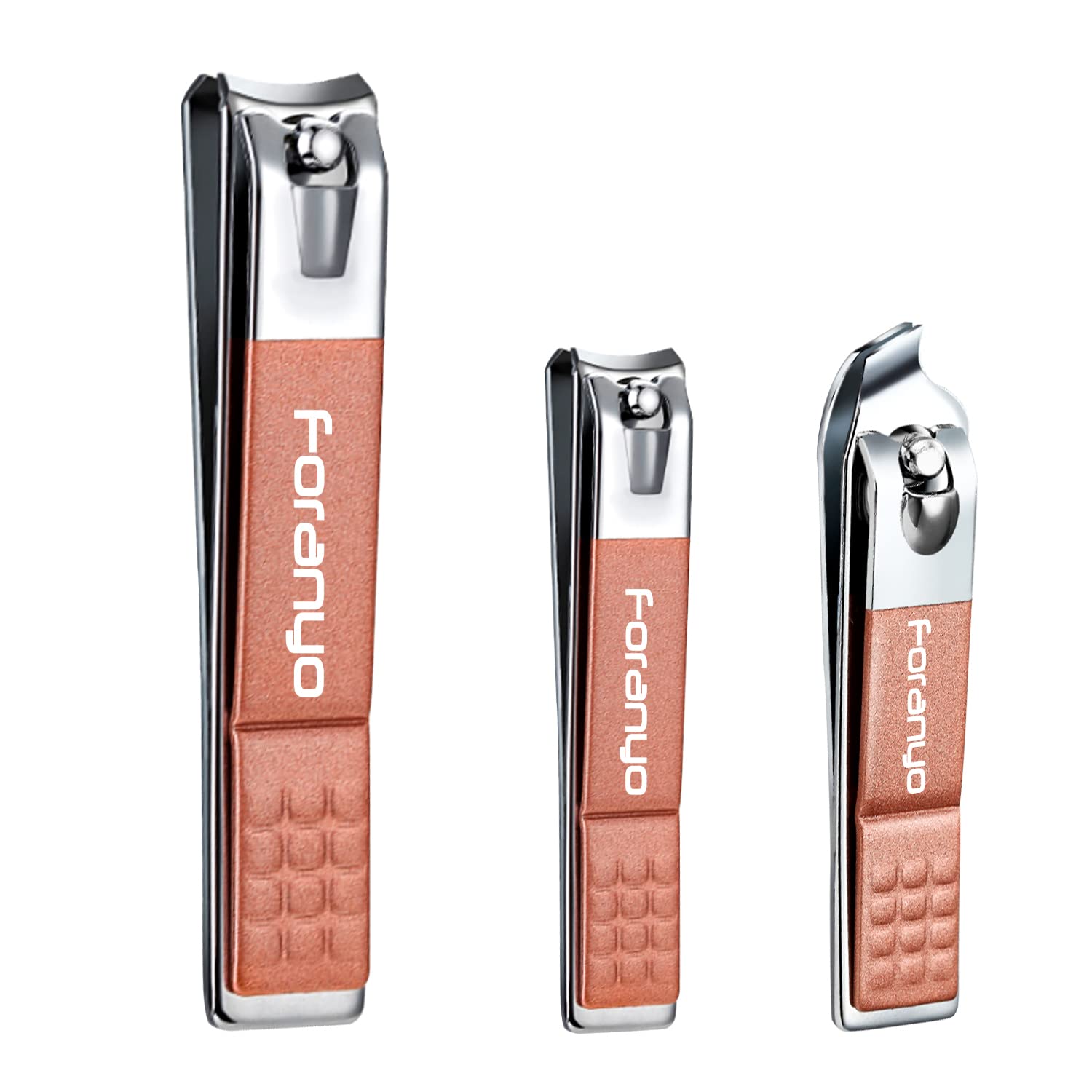 Nail Clippers, 3 Pack Toe Nail Clippers Fingernail Clipper Nail Clippers for Men...
