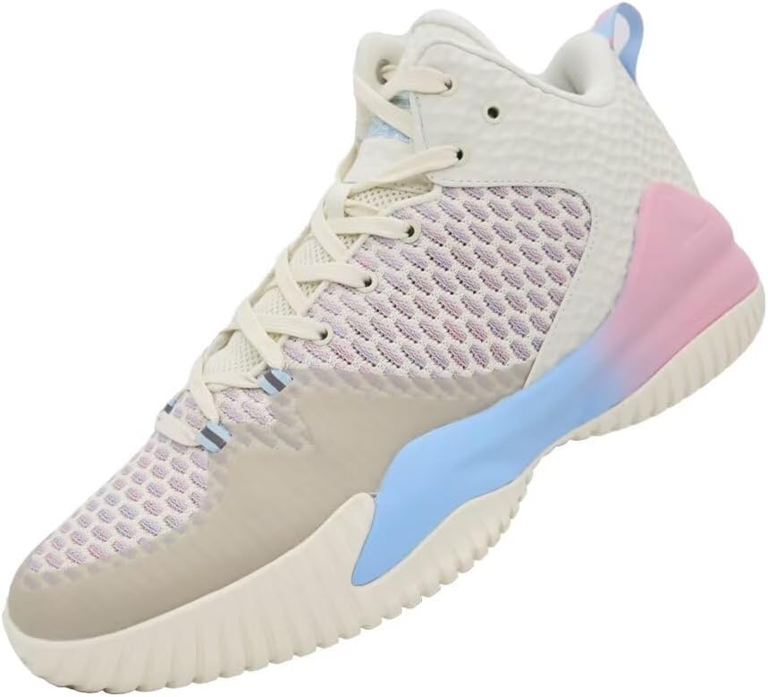 PEAK High Top Mens Basketball Shoes Streetball Master Breathable Non Slip Outdoo...