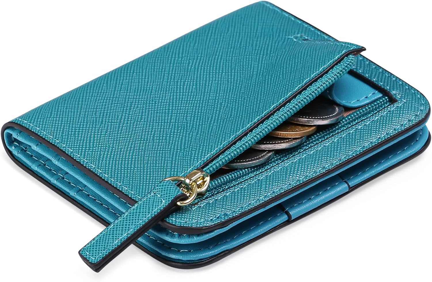 GAEKEAO Women's Wallet RFID Blocking Leather Compact Bi-fold Wallet for Woman Zi...