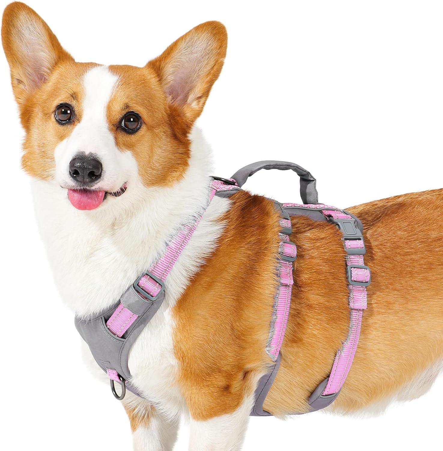 Reflective Dog Harness with Handle, Escape Proof, No Slip, Breathable, Lightweig...
