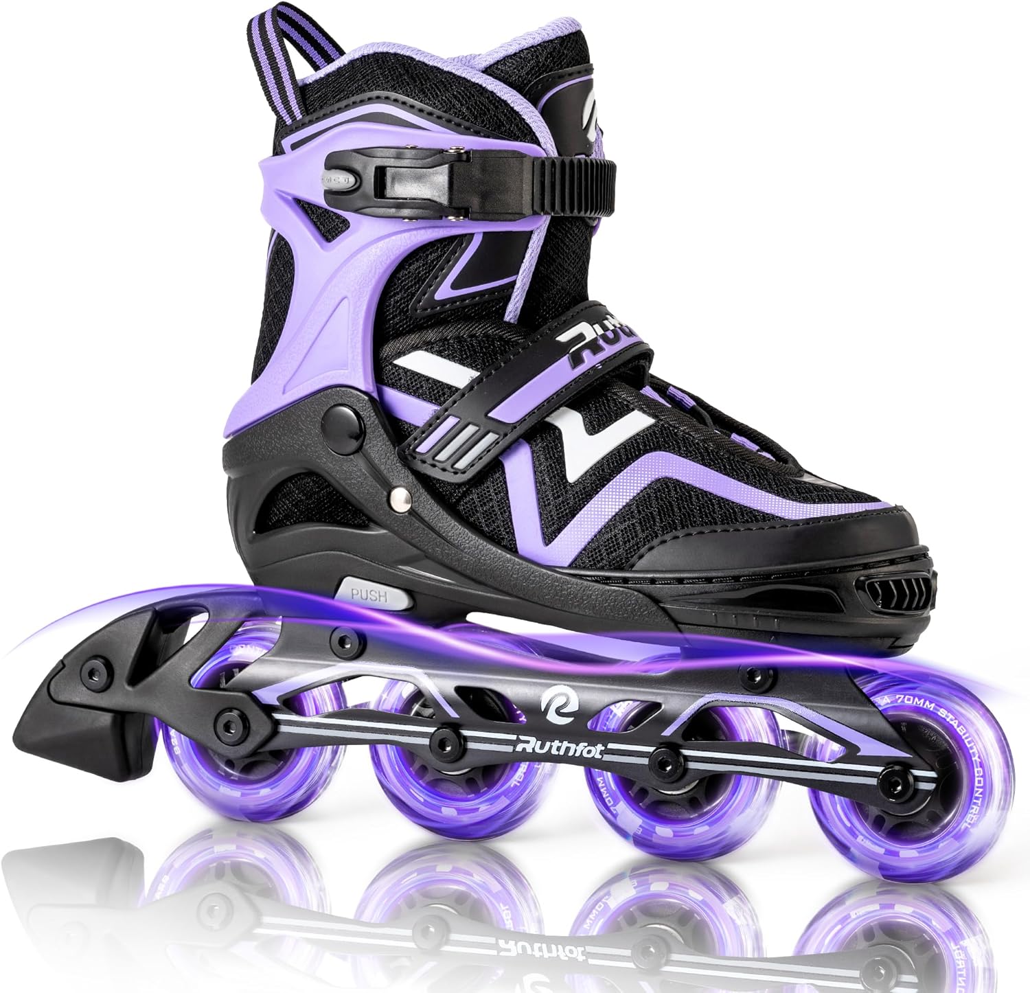 Adjustable Inline Skates for Boys and Girls with Full Light Up Wheels, Outdoor R...