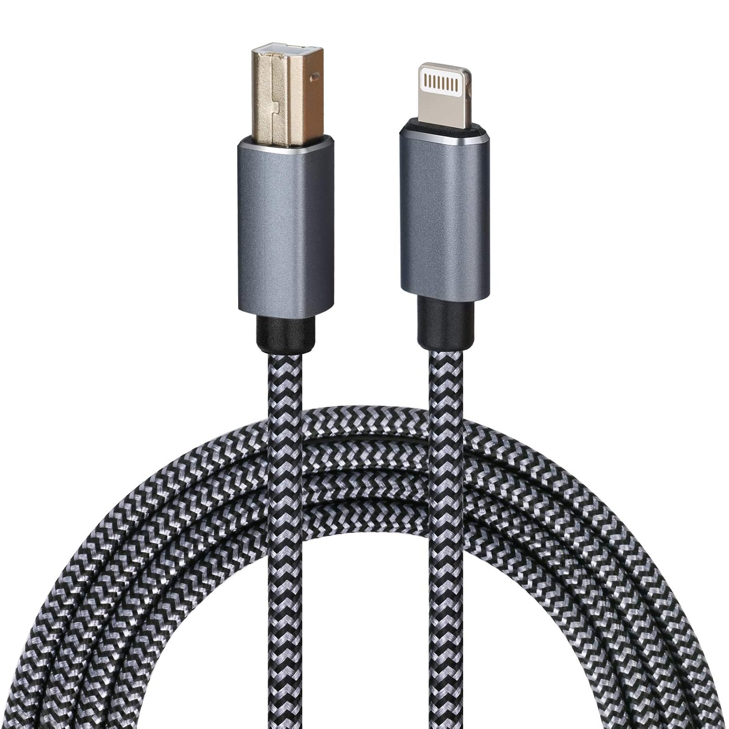 Lightning to MIDI Cable USB OTG Type B Cable for Select iPhone, iPad Models for...