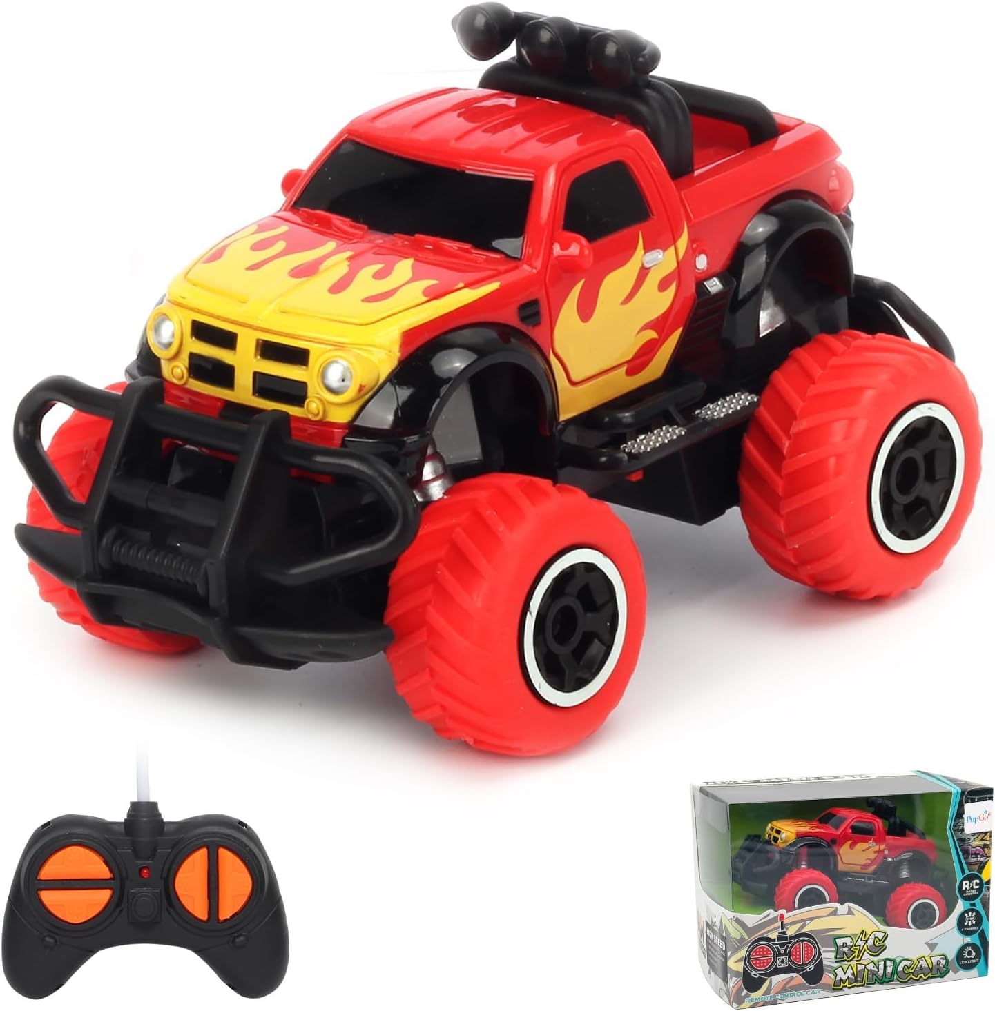 Pup Go Fast Off Road RC Truck, 4-Channel Remote Control Car for Boys Girls Age 3...