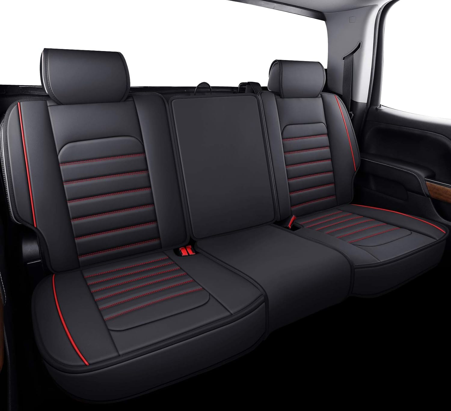YIERTAI Seat Covers for Silverado Sierra Fit 2007-2024 2025 1500/2500/3500HD Cre...