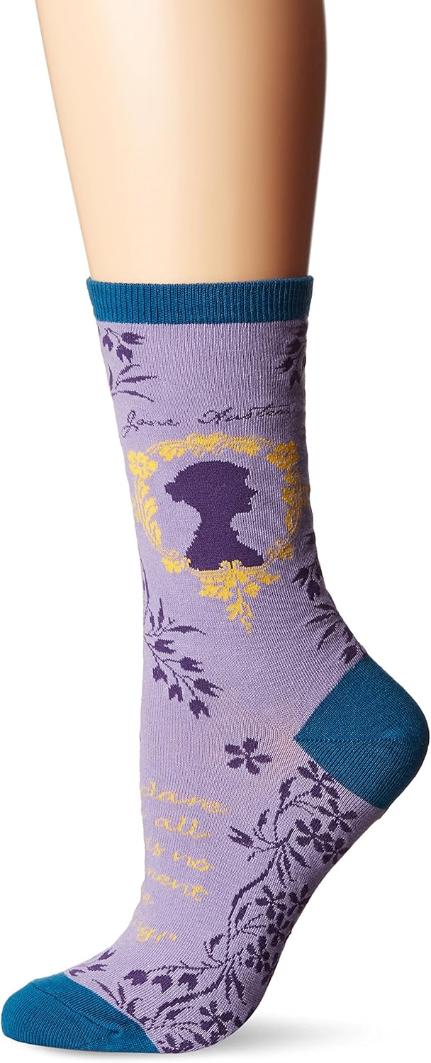 Socksmith Womens Jane Austen 9-11 (Women's Shoe Size 5-10.5) Lavender-wnc717