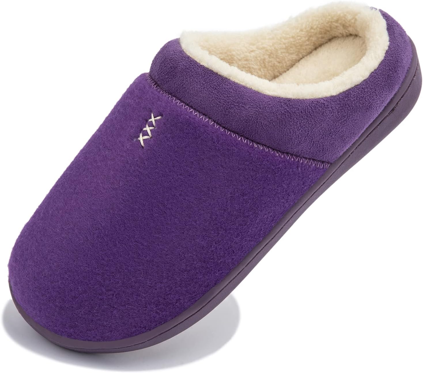 NewDenBer Women's Comfy Memory Foam Slippers Soft Plush Fleece Lined Slip on Ind...