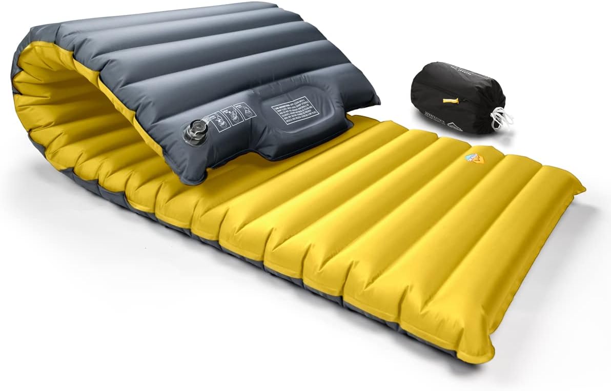 ZOOOBELIVES Extra Thickness | Wide Plus Sleeping Pad with Built-in Pump, Inflata...
