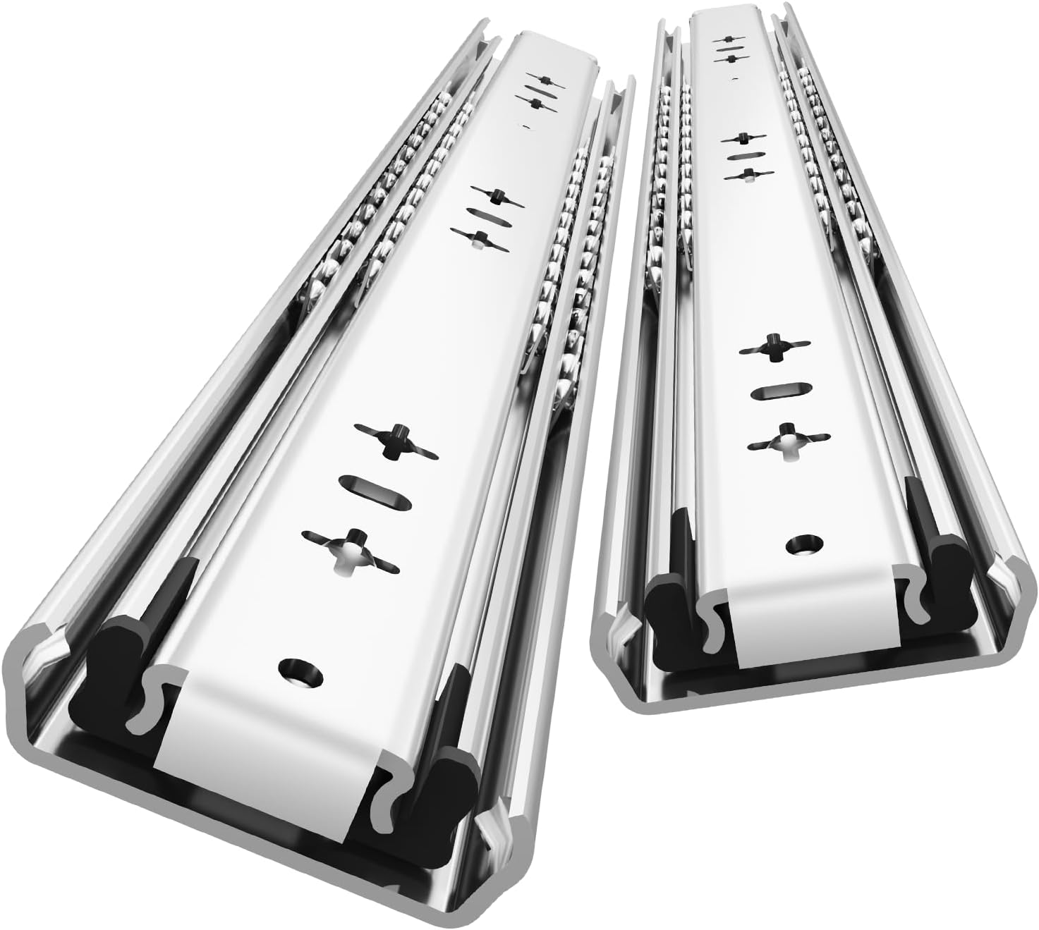 AOLISHENG Heavy Duty Drawer Runners 1000mm 100Kg Load Capacity Strong Drawer Sli...