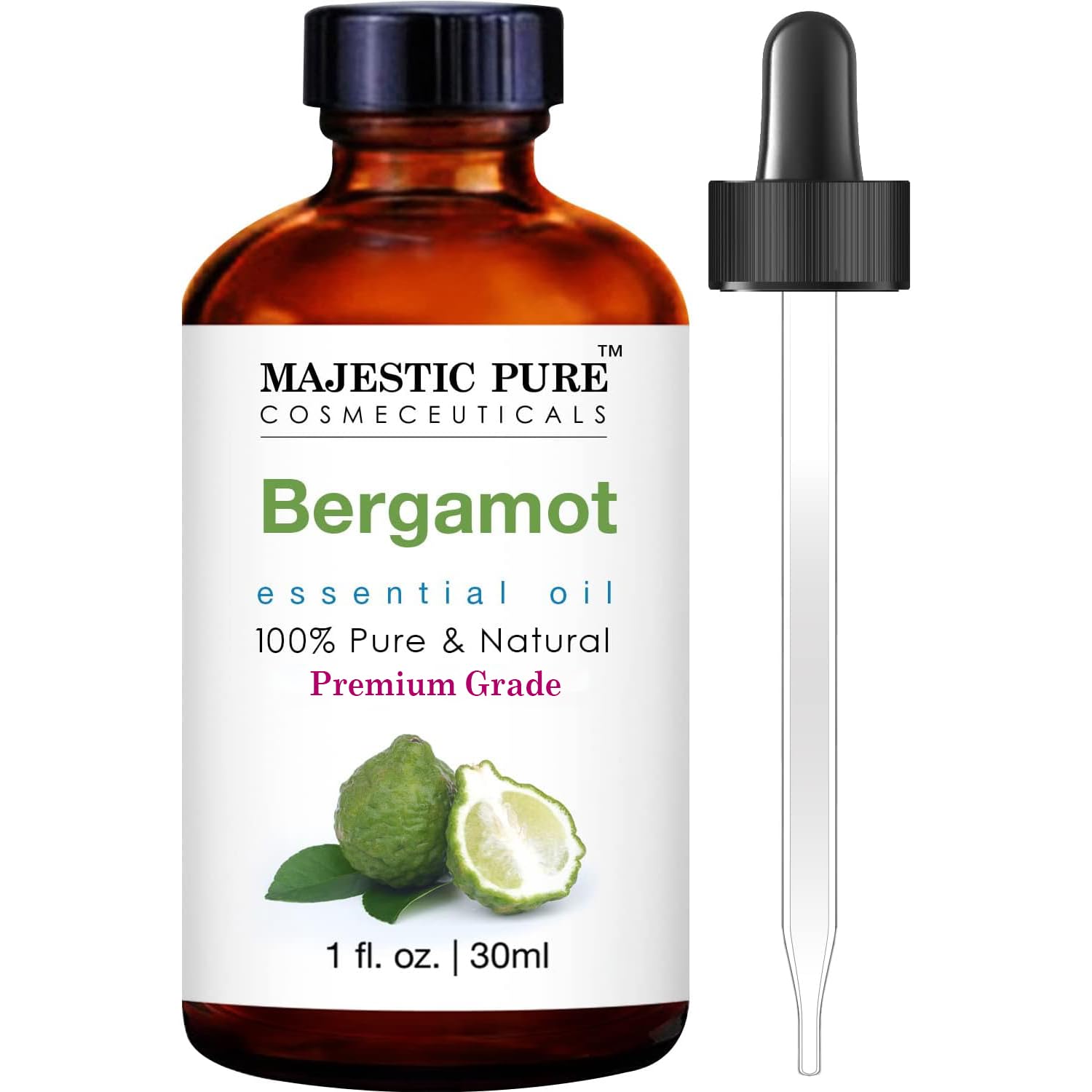 MAJESTIC PURE Bergamot Essential Oil | 100% Pure and Natural Bergamot Oil | Prem...