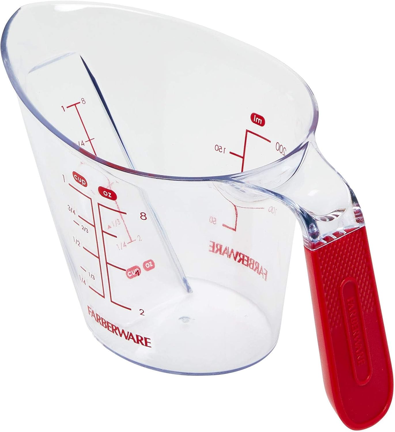 Farberware Pro Angled Measuring, 1-cup, Red 1-cup Red