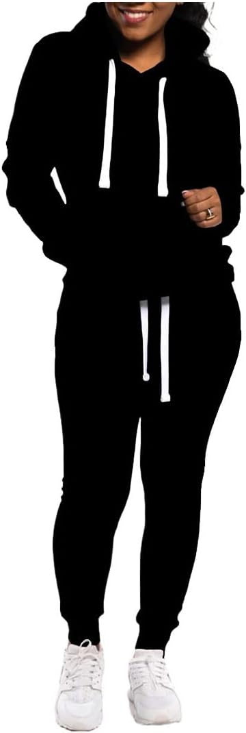 TOPONSKY Womens 2 Piece Tracksuit Long Sleeve Warm Up Outfit Patchwork Pants Set...