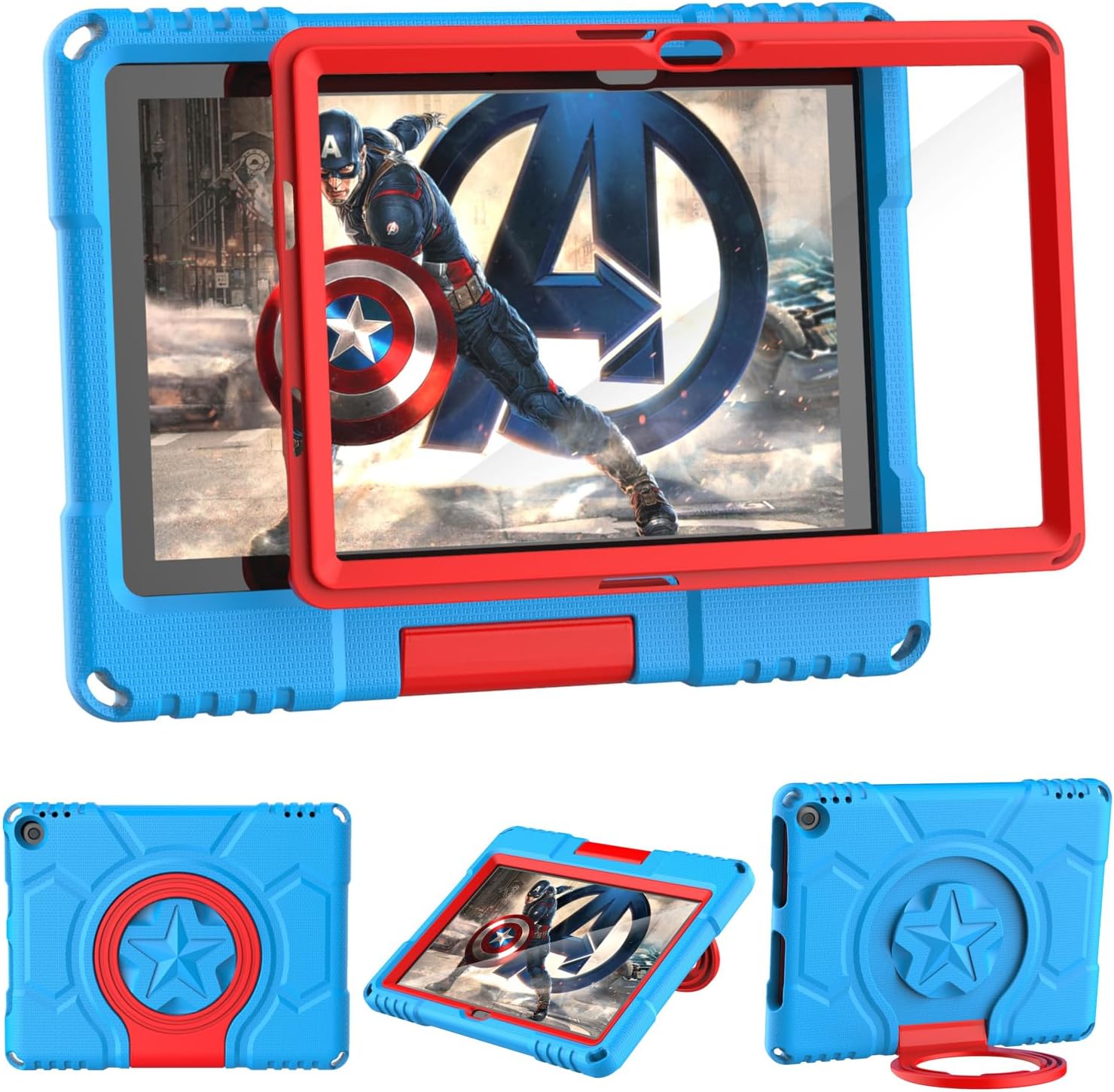 Fire HD 10 Tablet Case for Kids (13/11th Gen, 2023/2021) -Mansiruyi Lightweight...