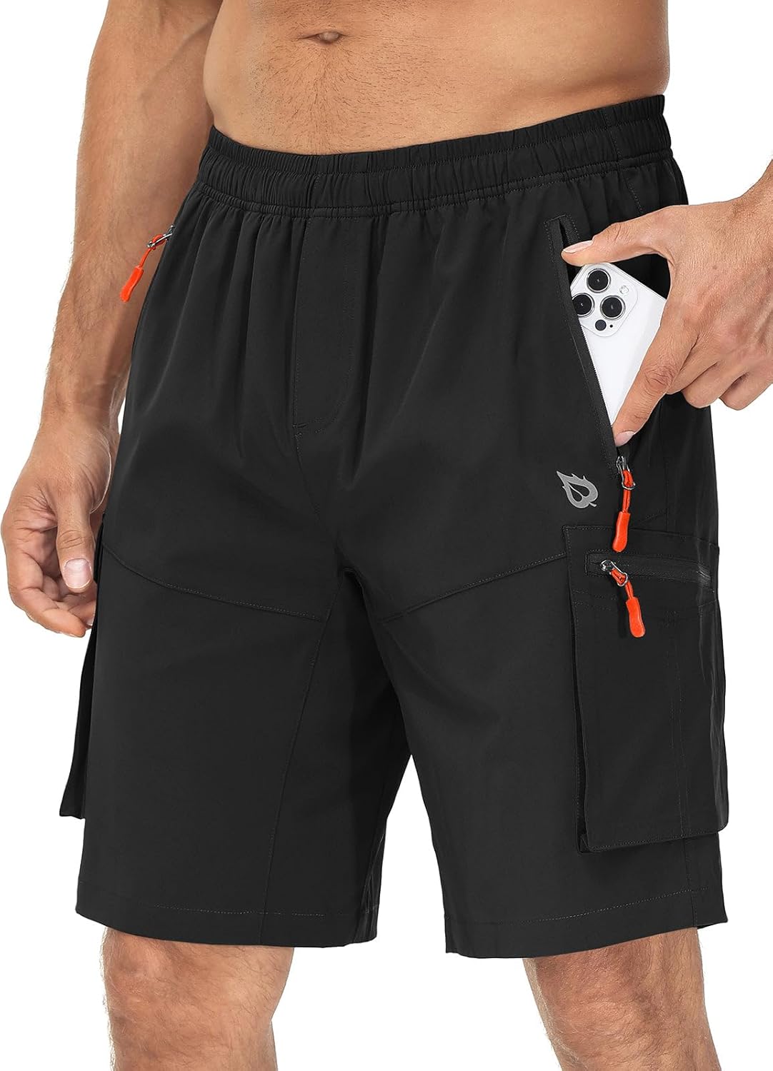 BALEAF Men's Mountain Bike Shorts 3D Padded Loose-fit MTB Cycling Bicycle Lightw...