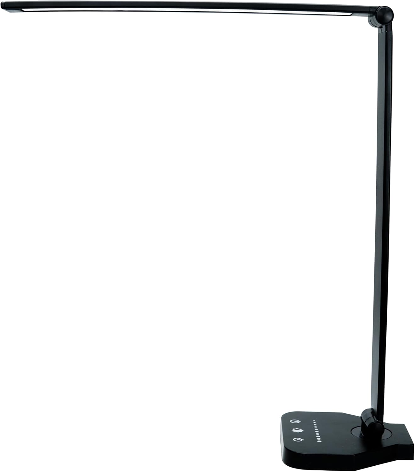 White crown LED Desk Lamp Dimmable Table Lamp Reading Lamp with USB Charging Por...