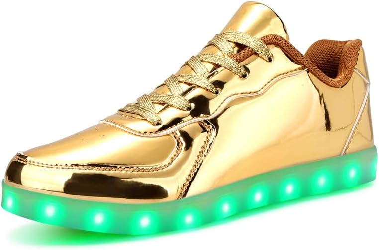 Padgene Women's Men's LED Lights Up Shoes Unisex Luminous Flashing Trainers USB...