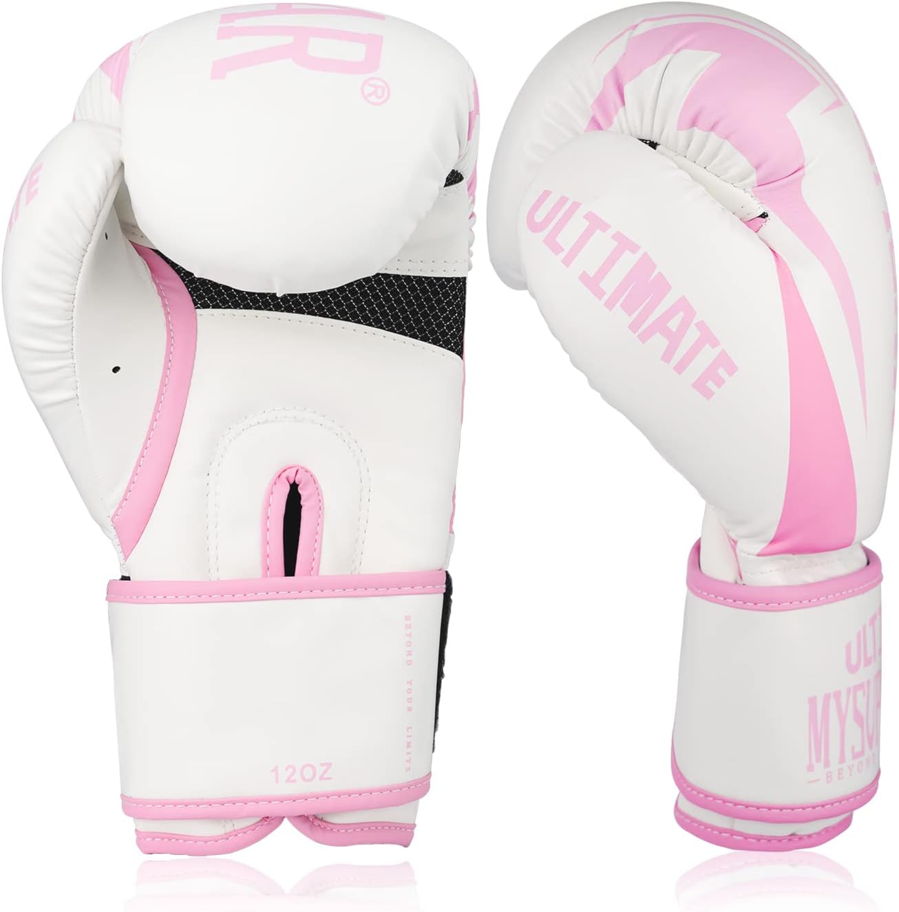 Ultimate Boxing Kick Boxing Muay Thai Training Bag Gloves for Men Women Youth MM...