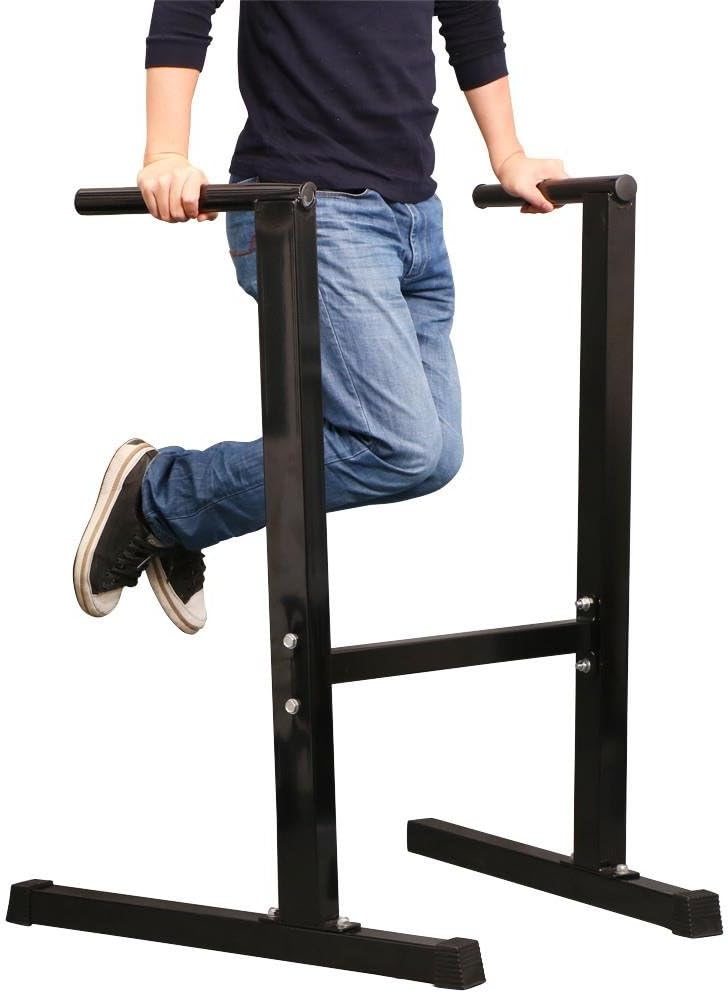 Yaheetech Dip Station Stand Chest Tricep Exercise...
