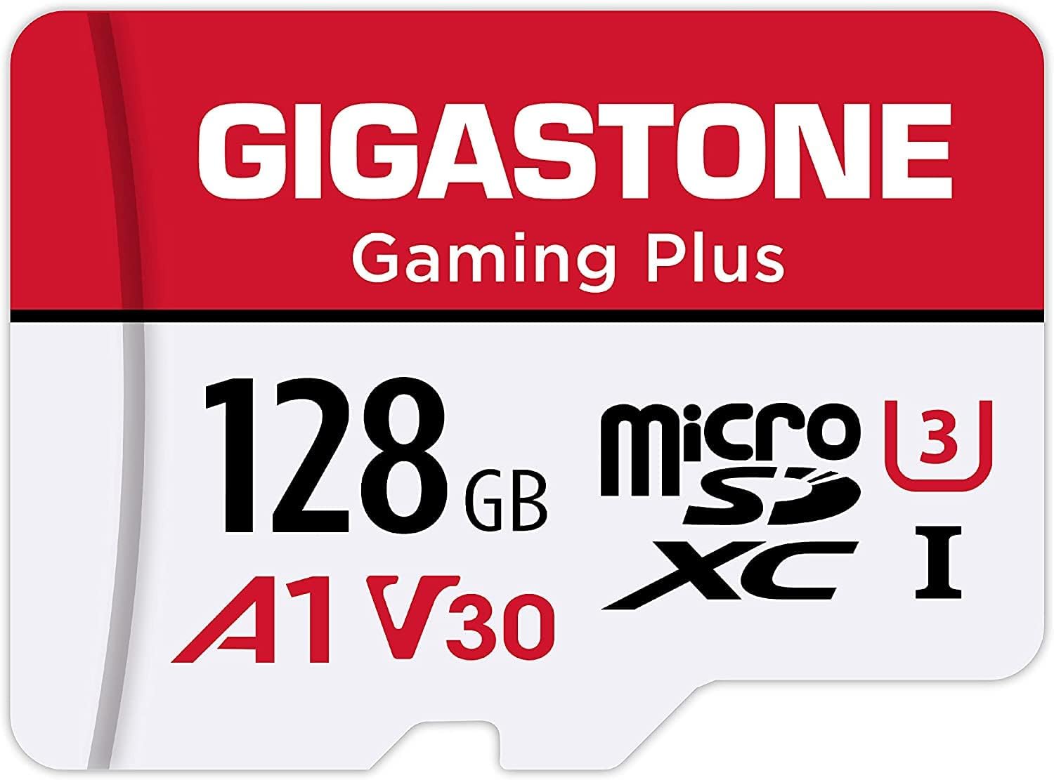 [Gigastone] 128GB Micro SD Card, Gaming Plus, MicroSDXC Memory Card for Nintendo...