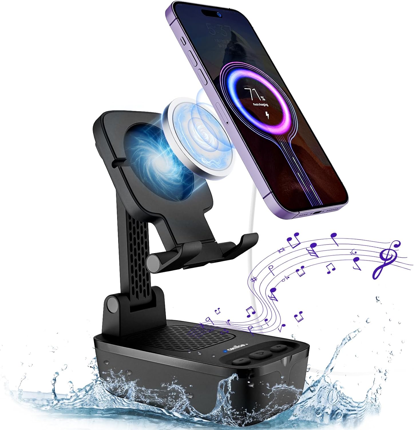 comiso Gifts for Men Women,Birthday Gifts,IPX7 Waterproof Cell Phone Stand with...