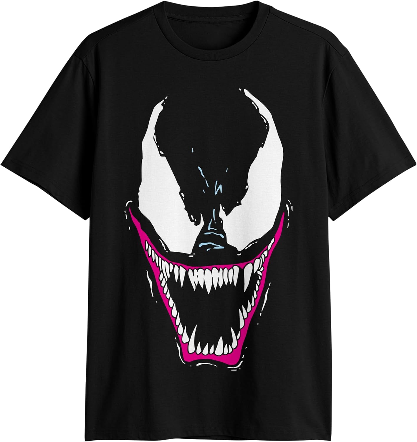 Marvel Venom Eddie Brock Face Spider-Man Villain T-Shirt Black XX-Large