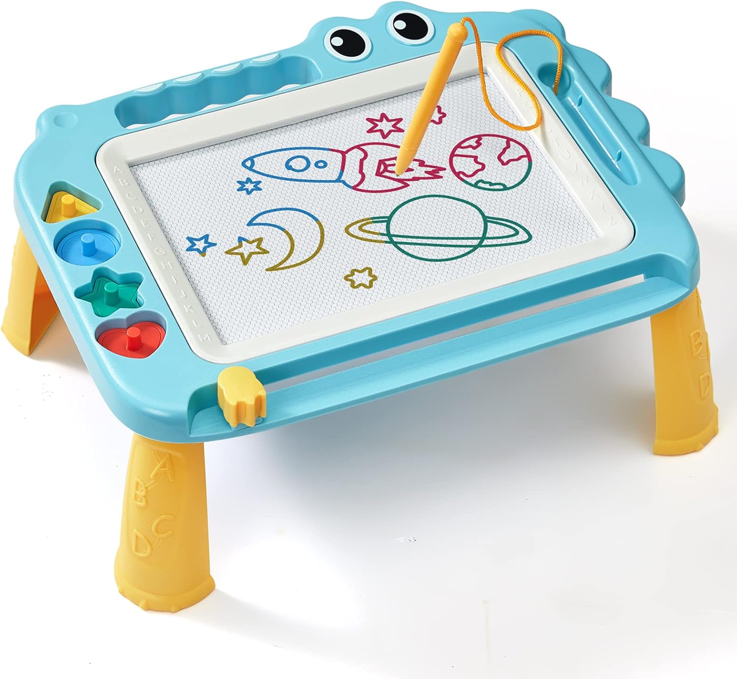 SGILE Toys for Kids, 14×11 inch Magnetic Drawing Board for Early Learning, Erasa...