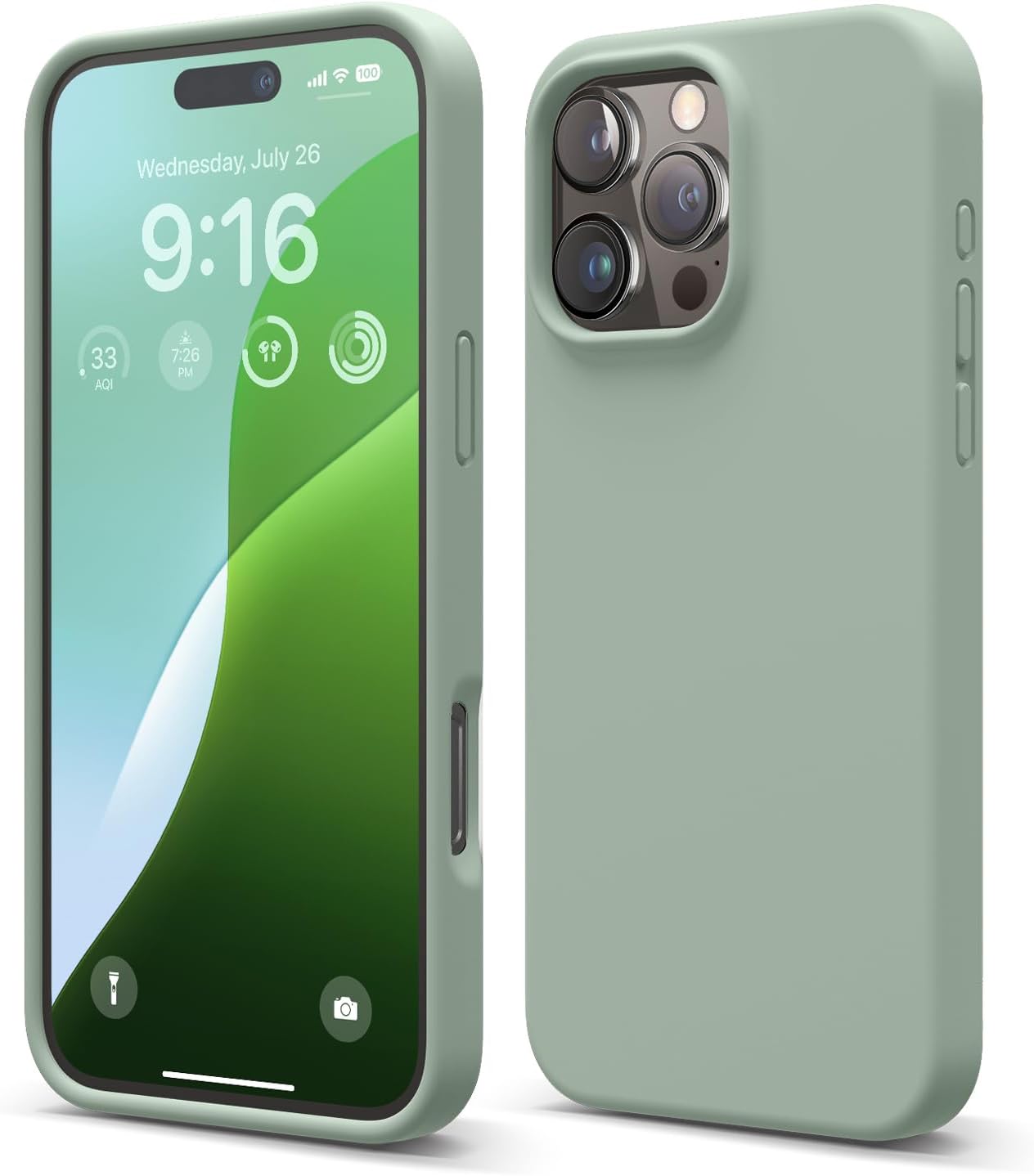 elago Compatible with iPhone 16 Pro Max Case, Premium Liquid Silicone Case, Full...