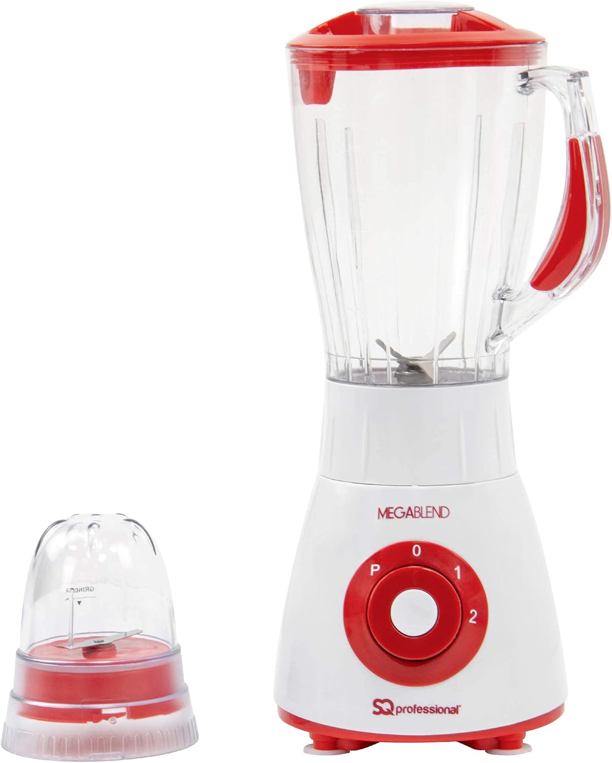 SQ Professional MegaRange Blender 600W with 100g Grinding Mill Plastic 1.5L Blen...