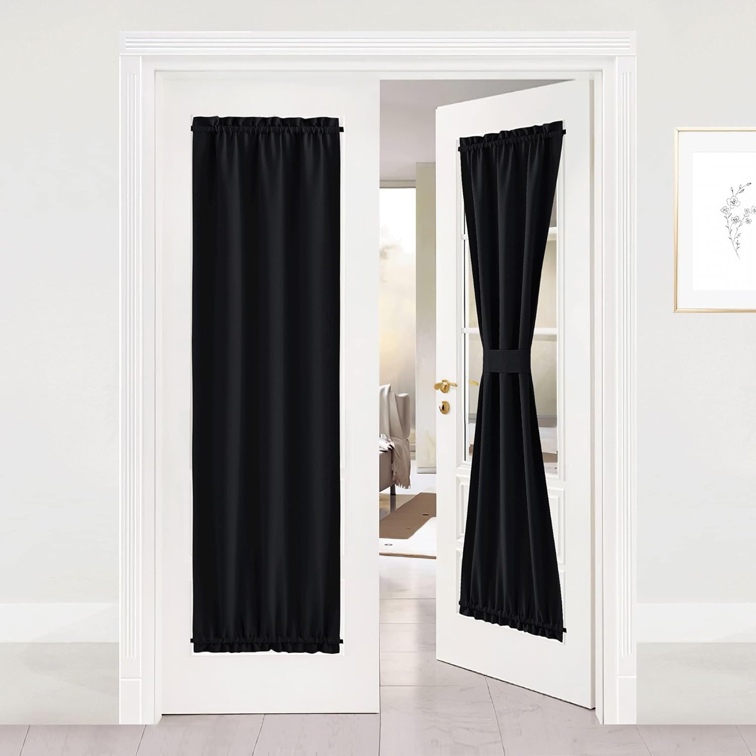NICETOWN French Door Panel for Sidelights - Blackout Privacy Curtain Patio Door...