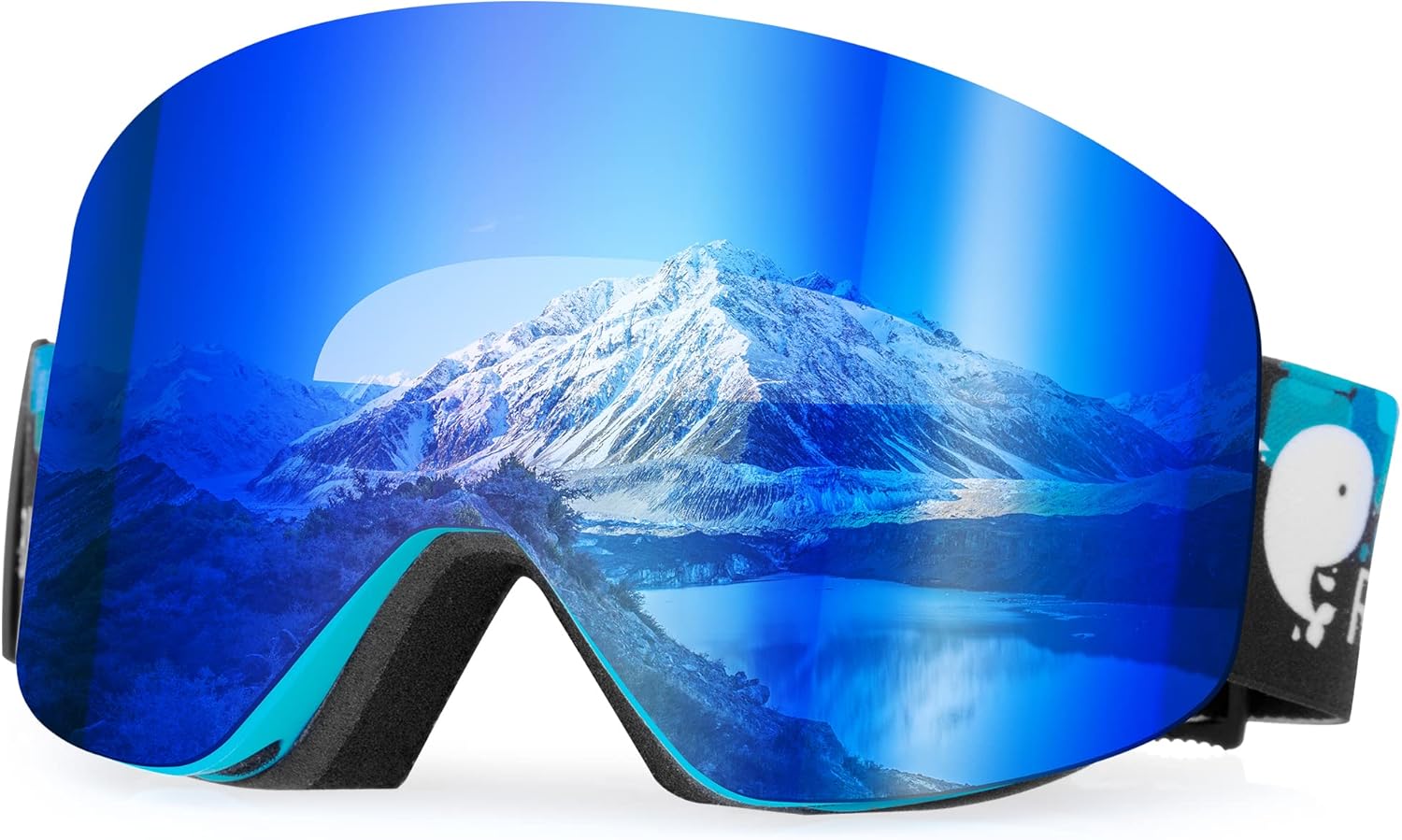 RABIGALA Ski Goggles Snow Snowboarding Goggles Interchangeable Lens Frameless An...