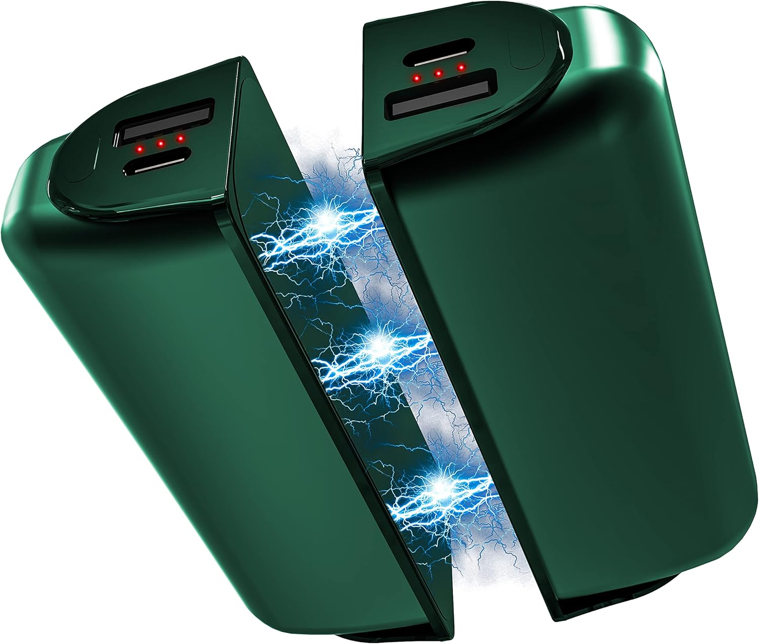 Hand Warmers Rechargeable - 10000mAh Split-Magnetic 2 Pack,Electric Reusable Han...