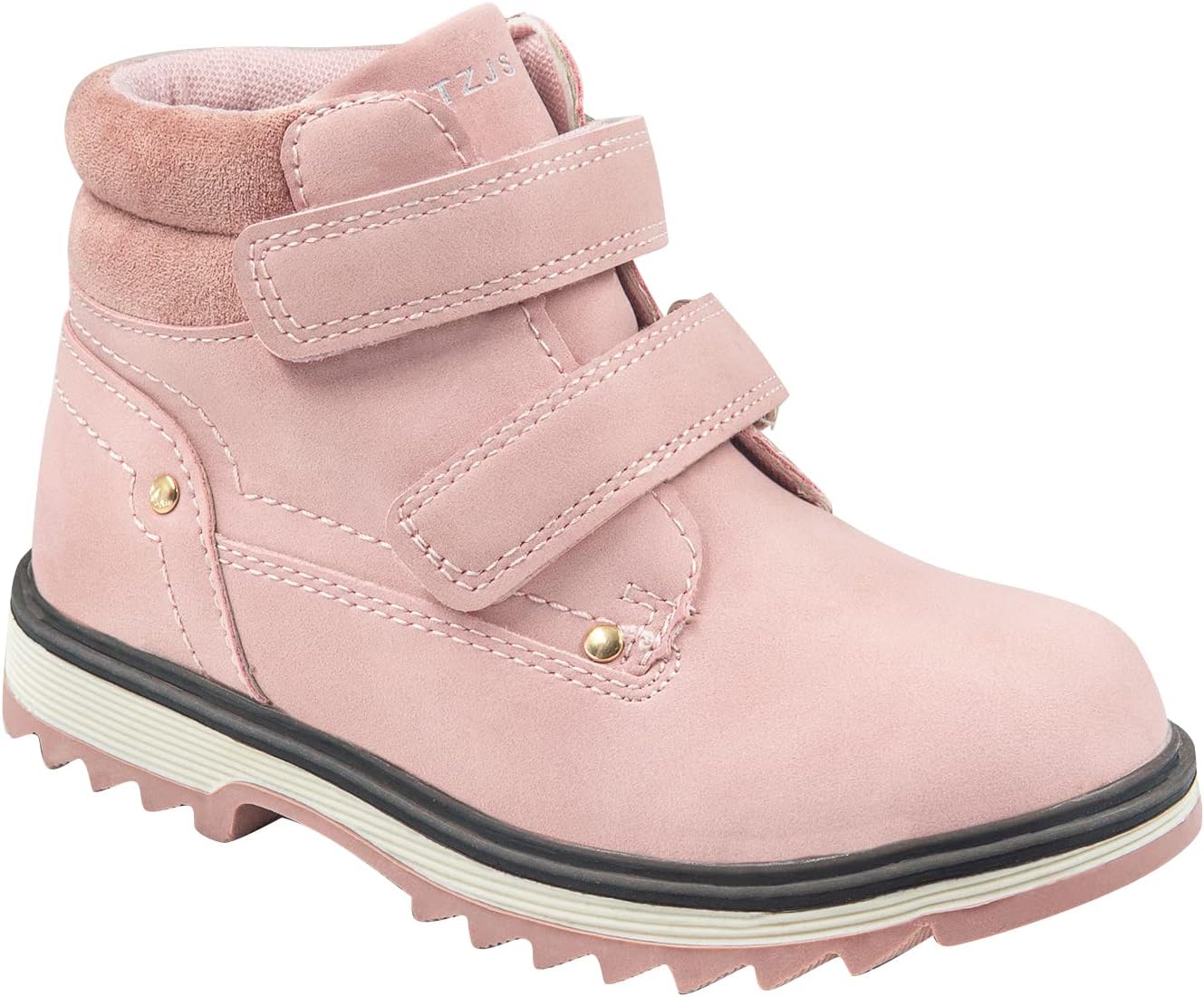 TZJS Kids' Hiking Work Boots for Boys Girls, Waterproof Outdoor Ankle Boots with...