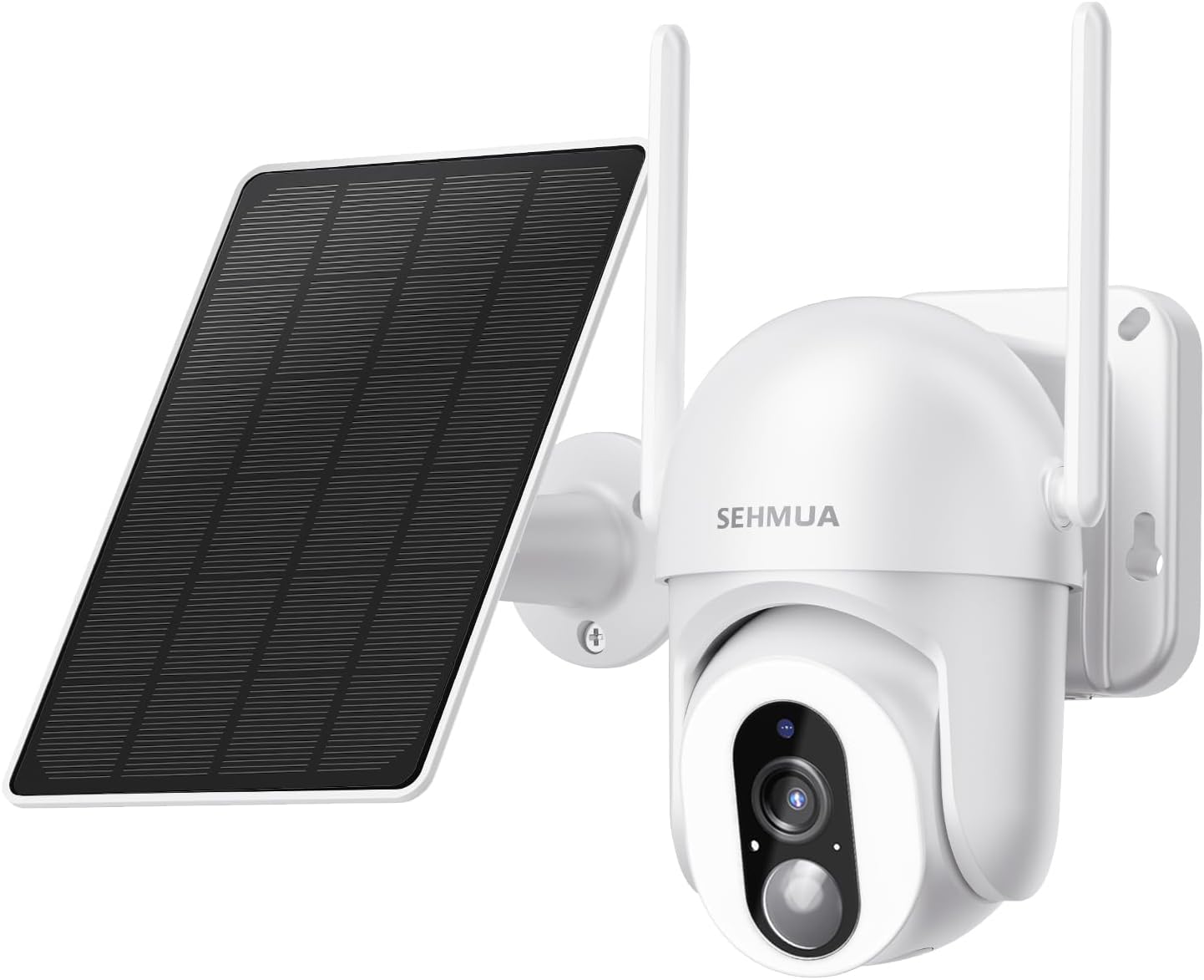 SEHMUA Solar Security Cameras Wireless Outdoor with 500LM Spotlight, 2K Live Vid...