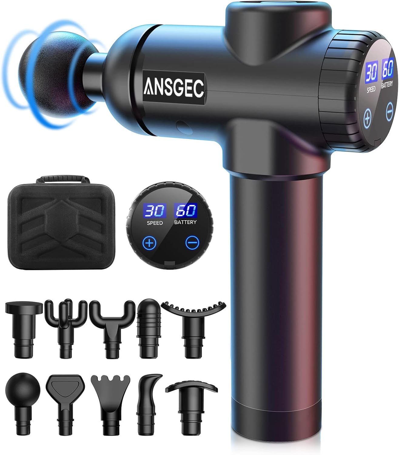 Massage Gun, ANSGEC Massage Gun Deep Tissue with 1...