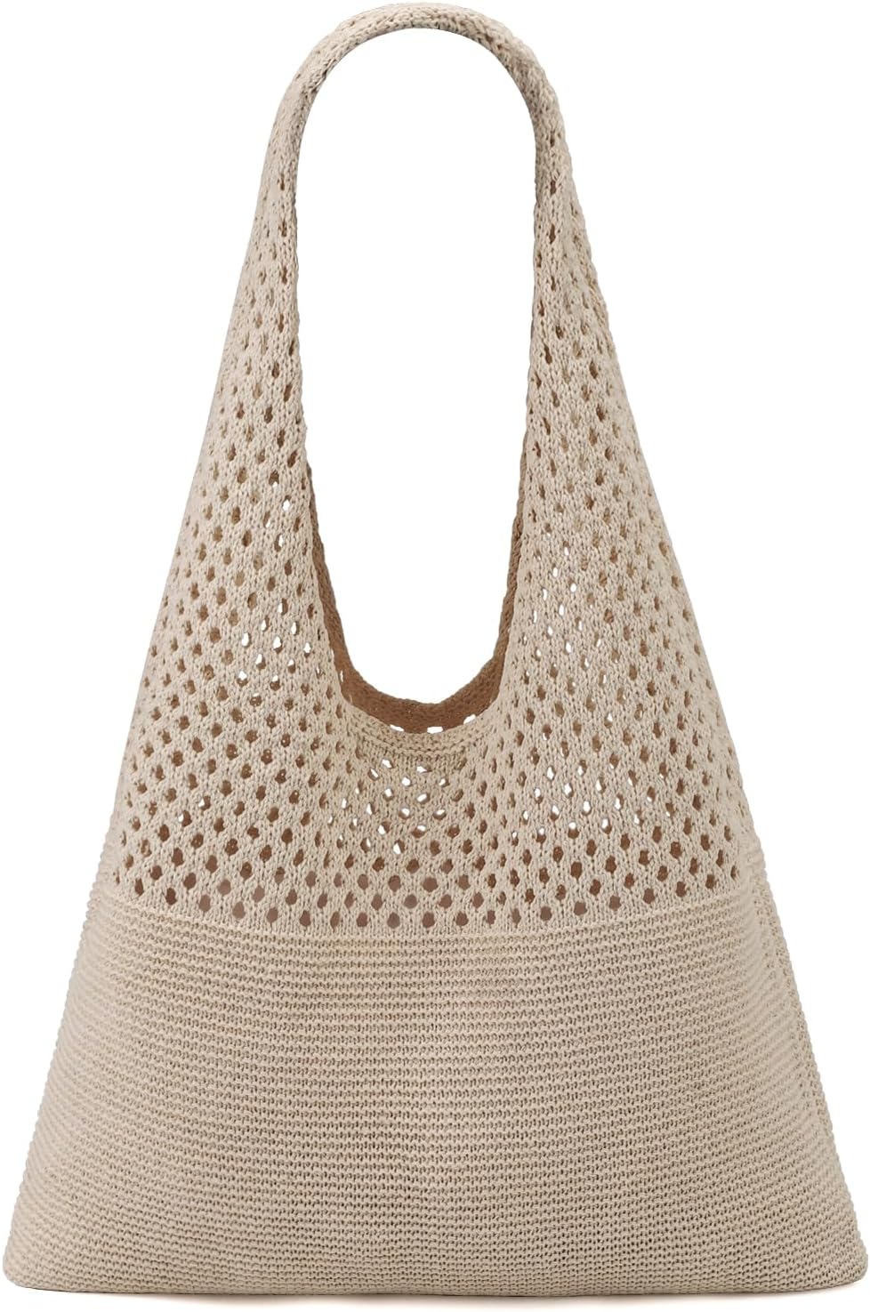 Ayieyill Crochet Tote Bag For Women, Crochet Mesh Beach Tote Bag Summer Vacation...